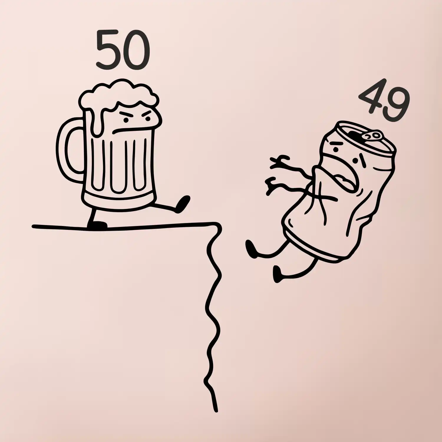 Pivo narozeniny - útes 50 let