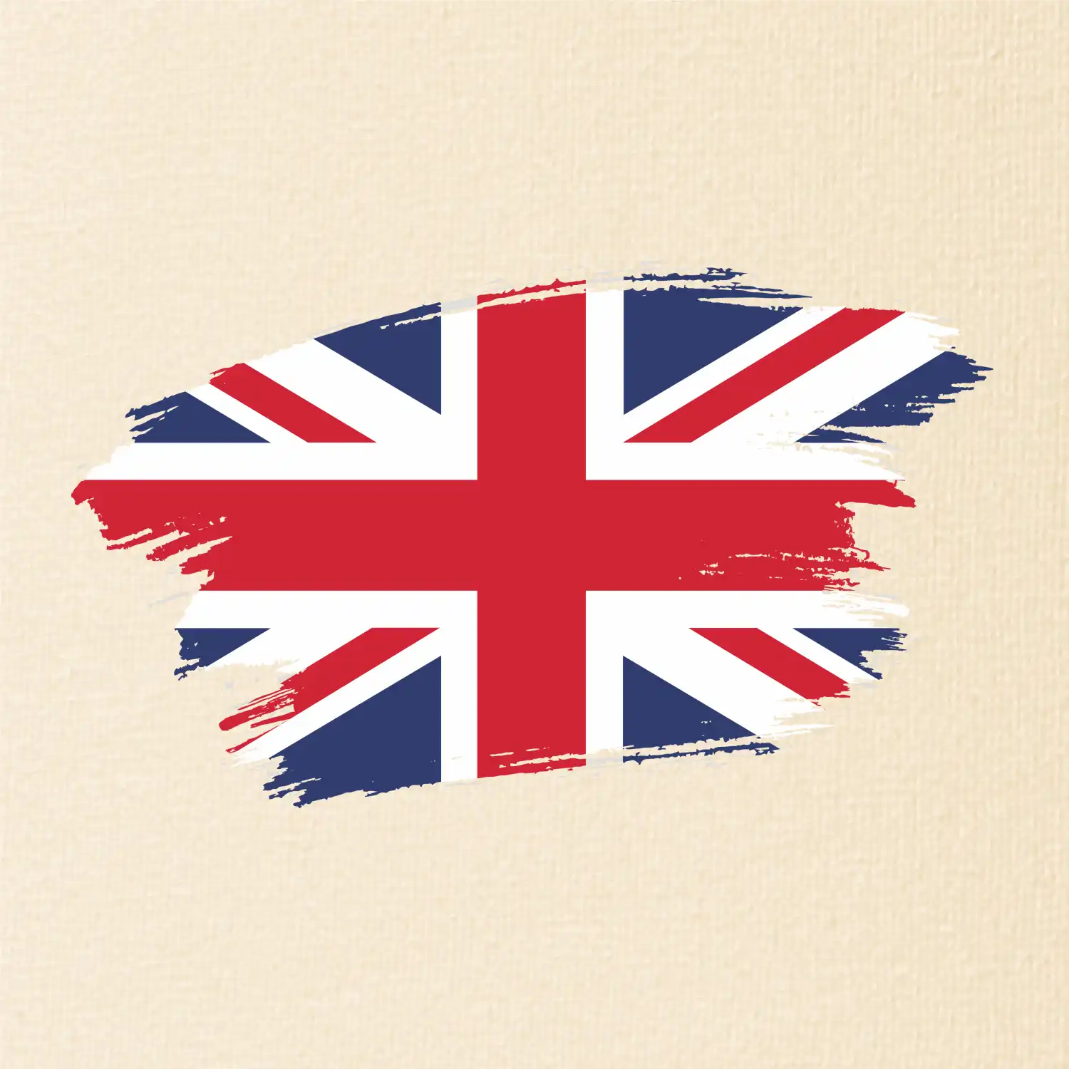 Britská vlajka roztrhaná