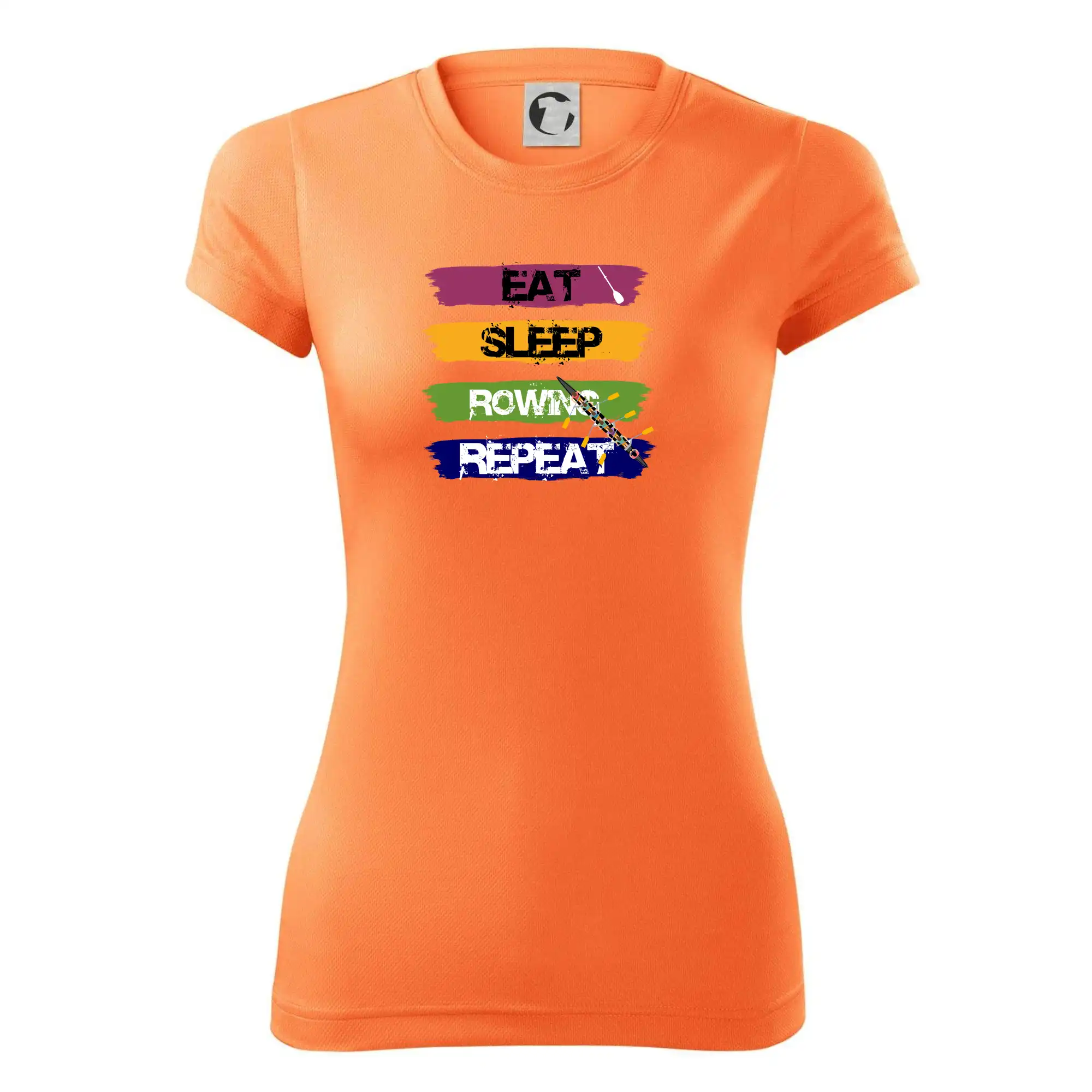 Eat sleep rowing repeat barevné