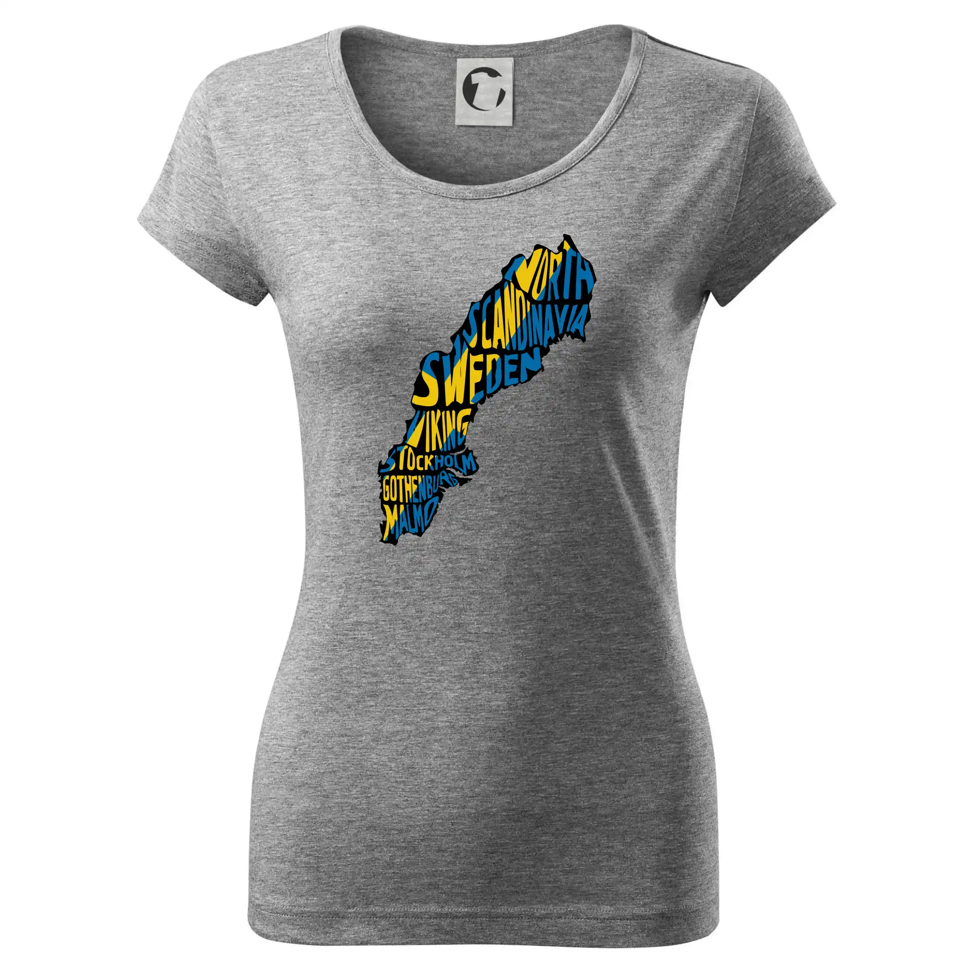 Mapy - názvy měst - Švédsko