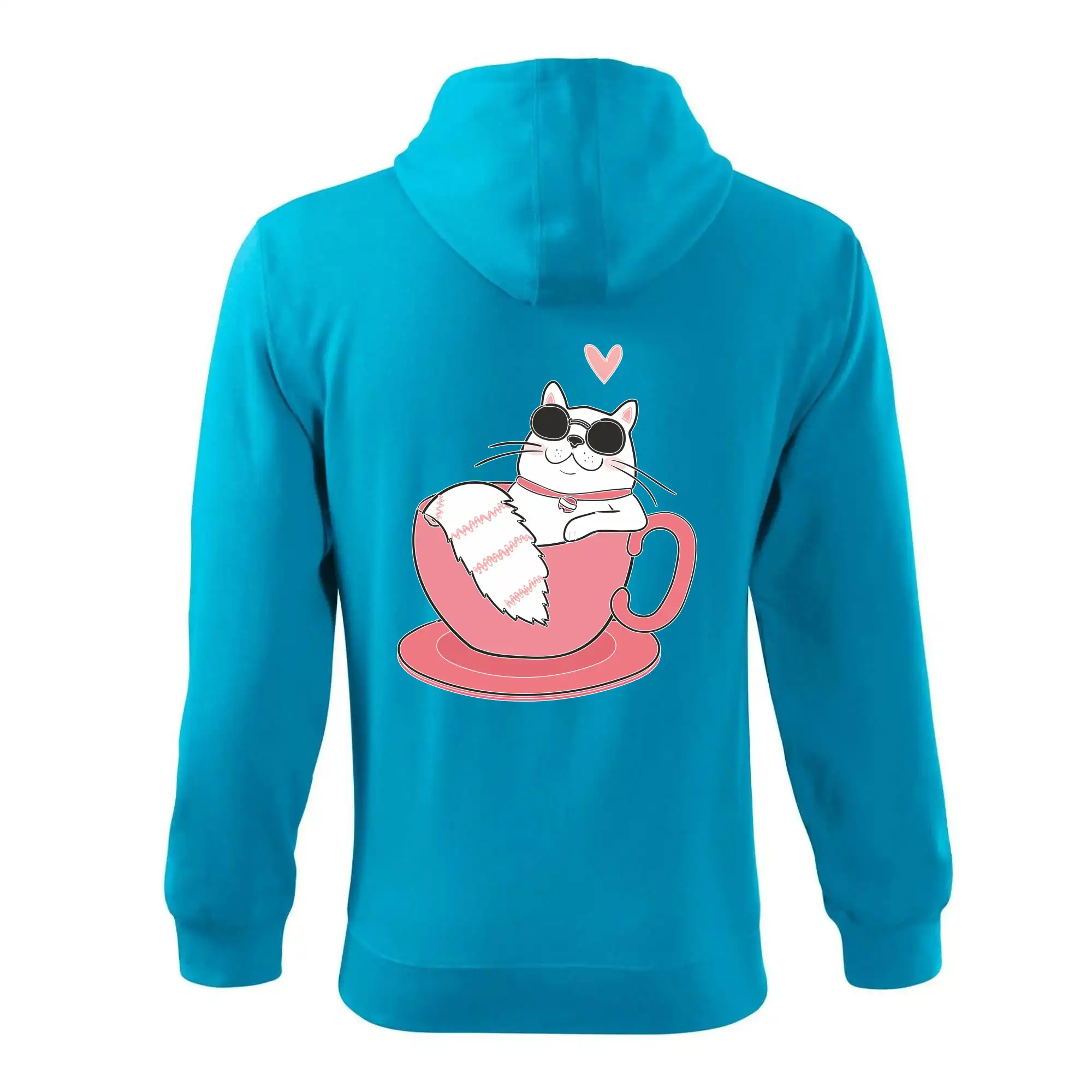 Hustá kočka v hrníčku