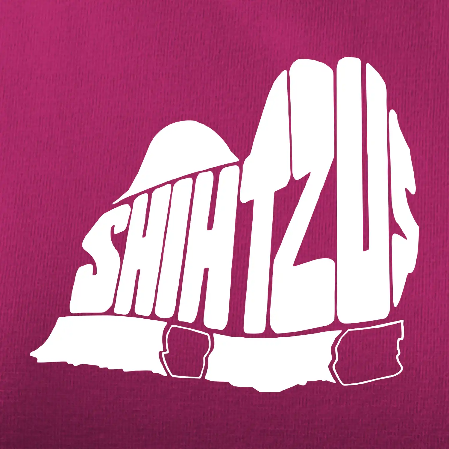Shih-tzu - nápis v těle