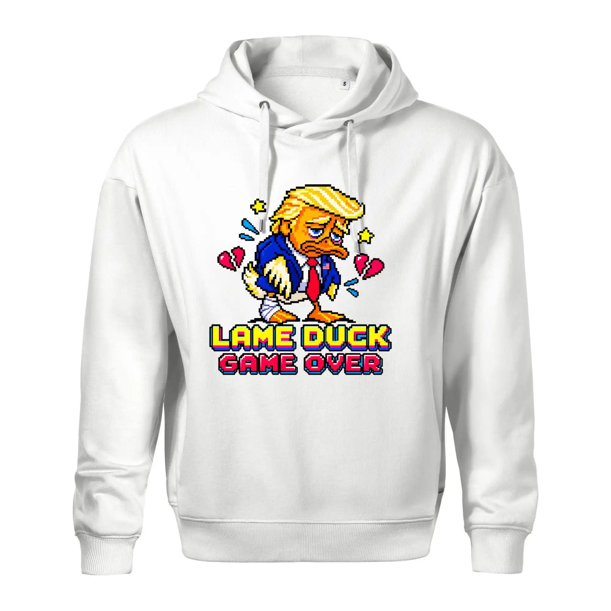 Trump lame duck pixel art game over