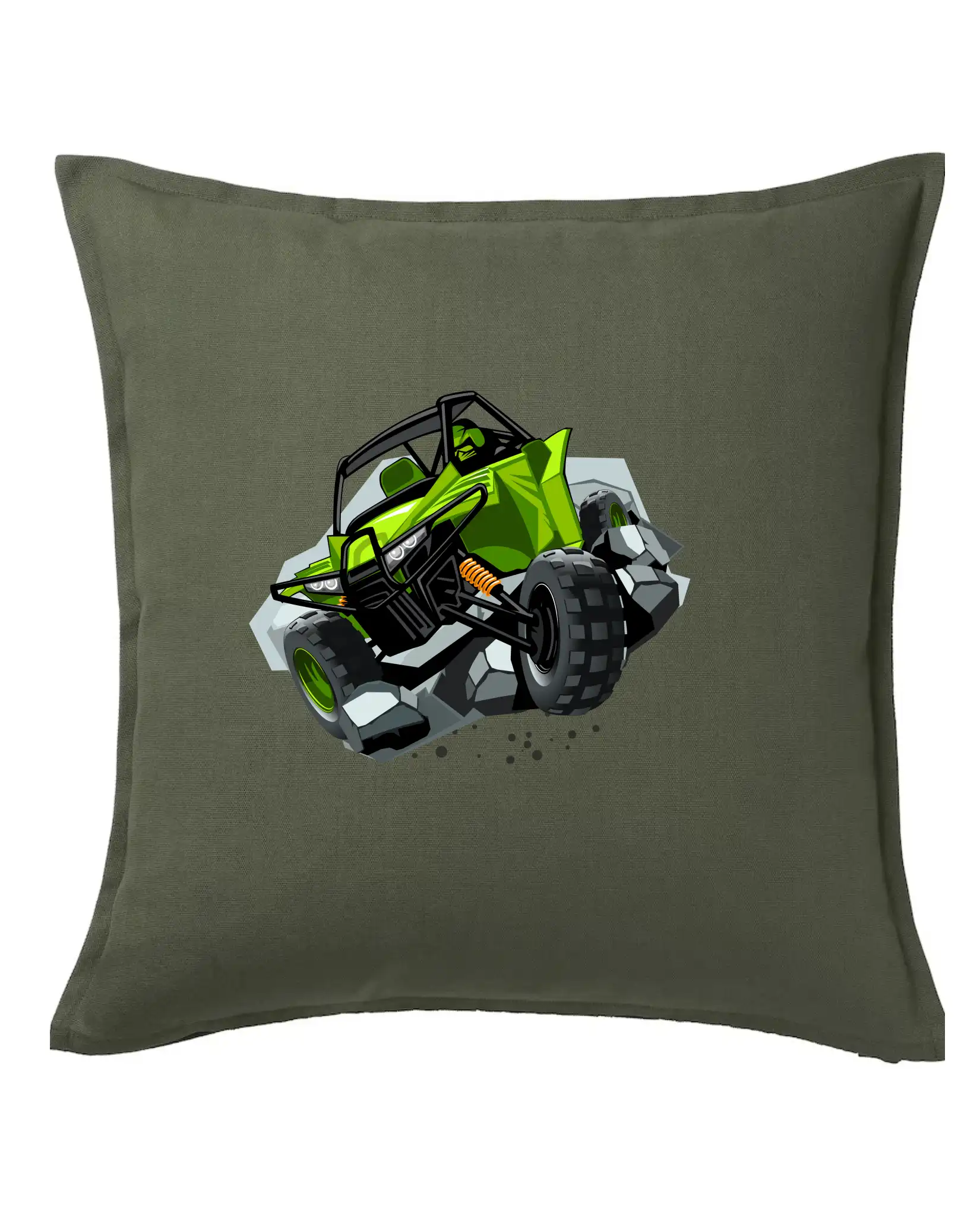 Tričko bugina - ATV bugina zelená - Vankúš 50x50
