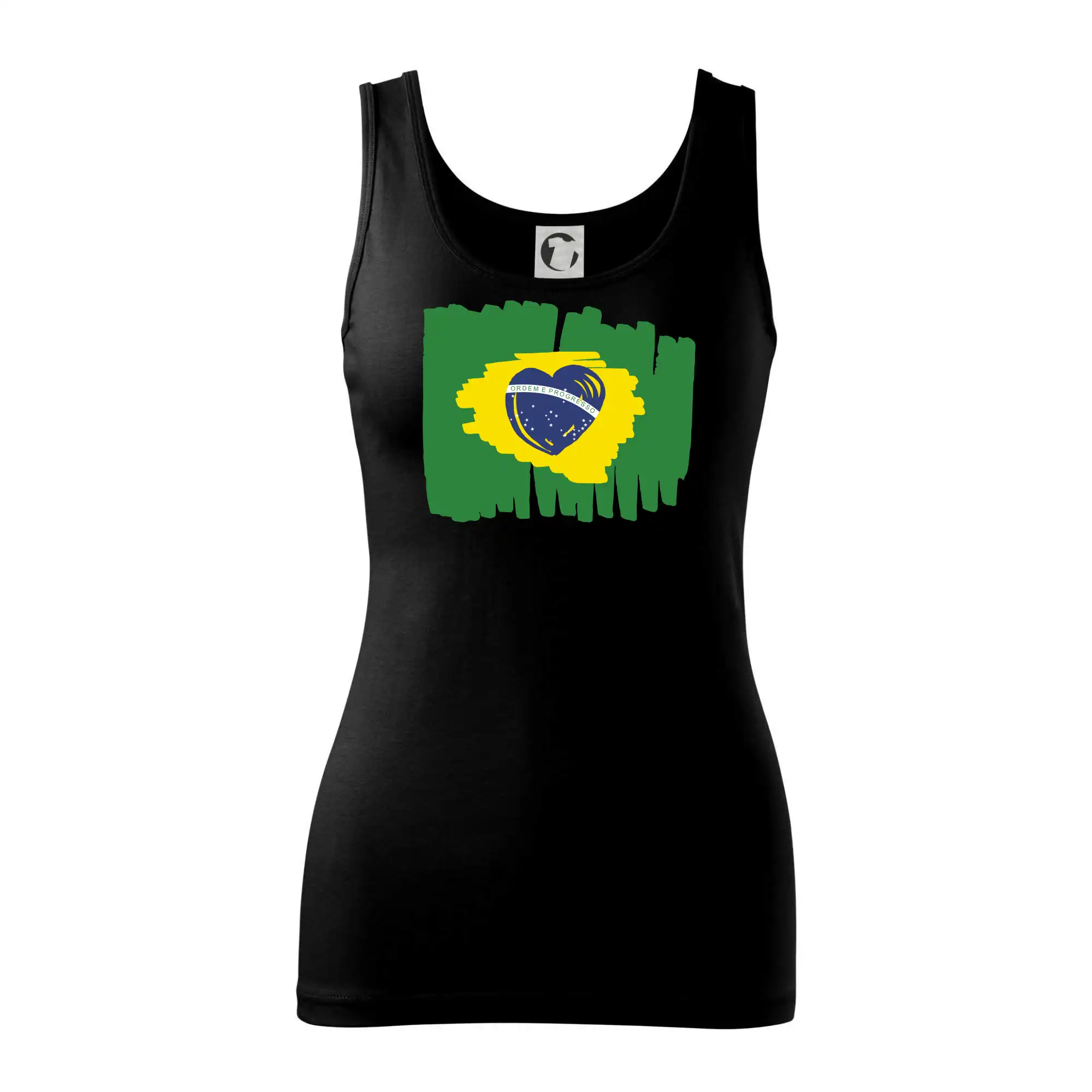 Brazílie vlajka srdce