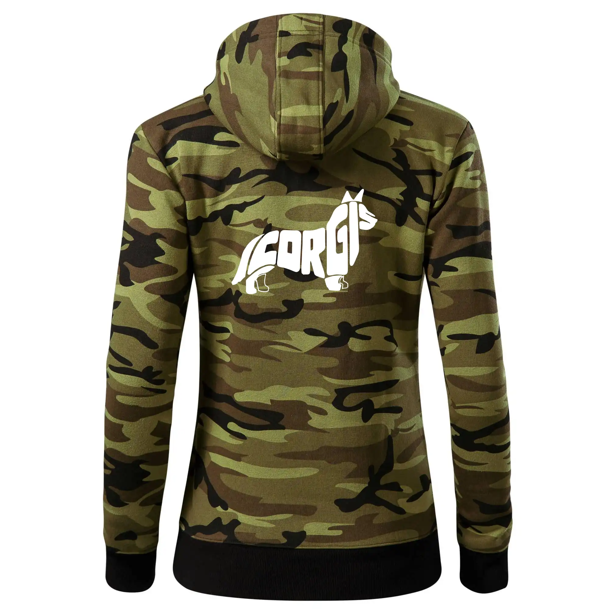 Corgi - nápis v těle