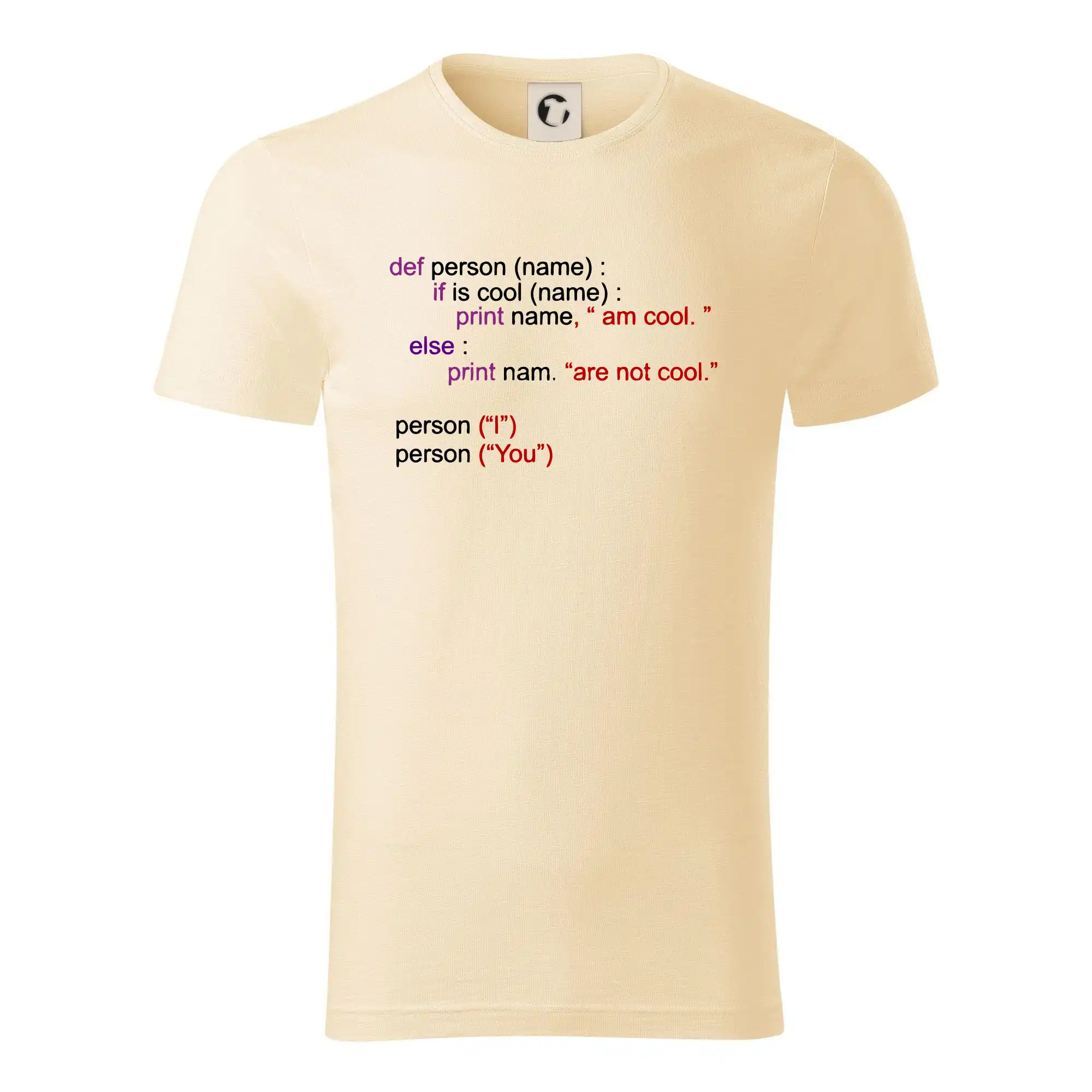 Python I am cool, You are not cool