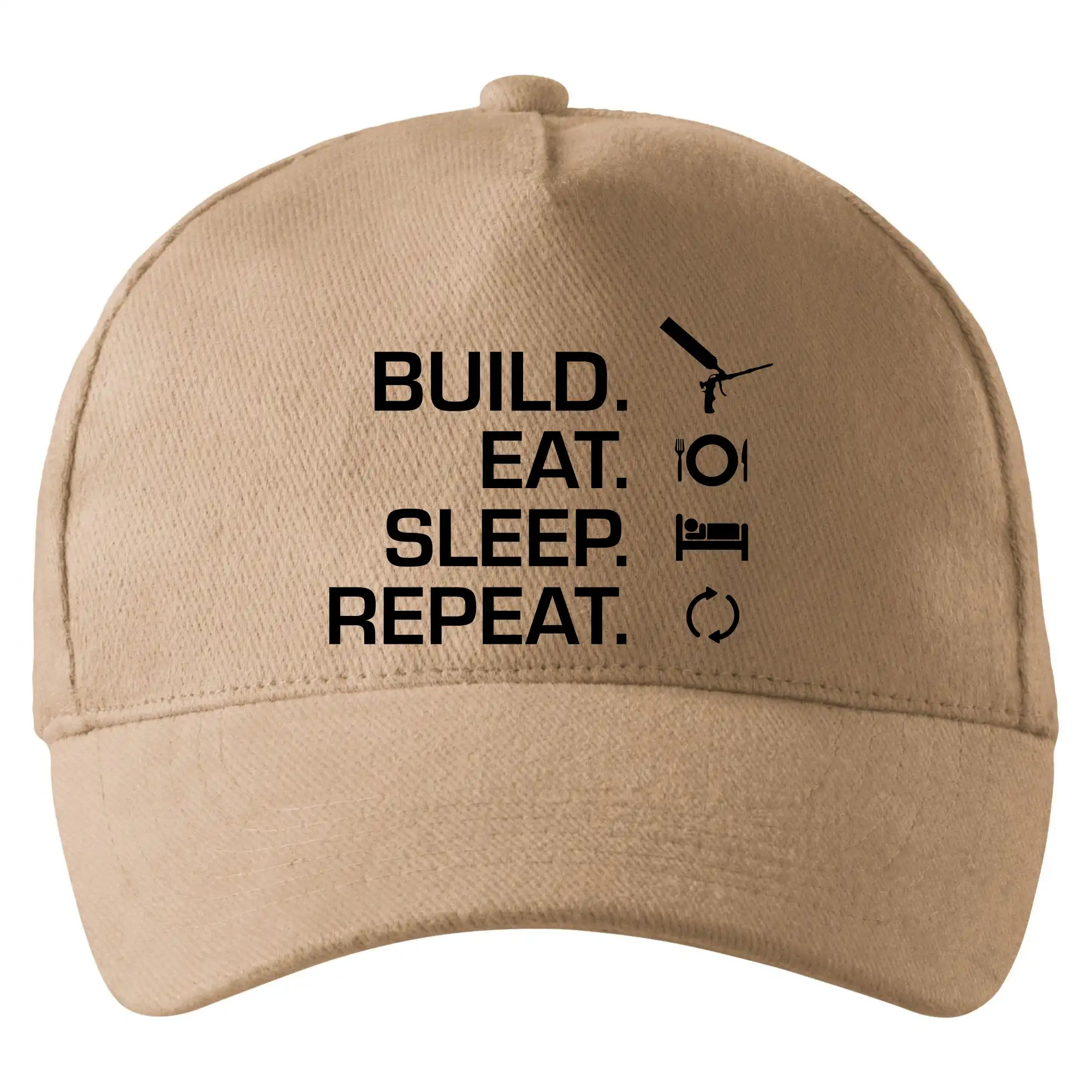 Build eat sleep repeat - montážní pěna