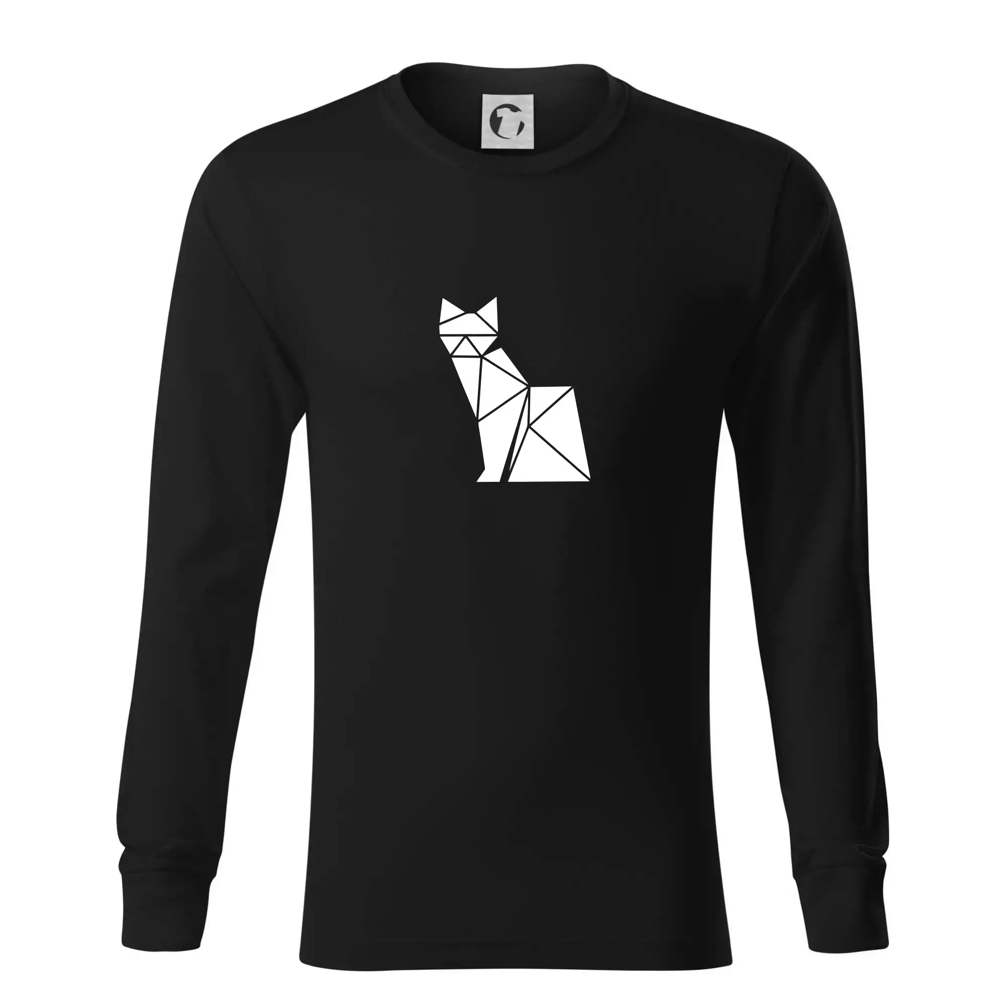 Origami kočka z boku