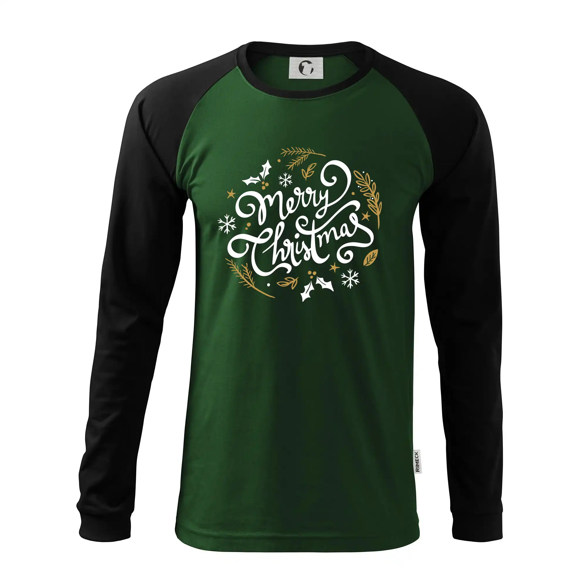 Merry christmas - nápis kulatý