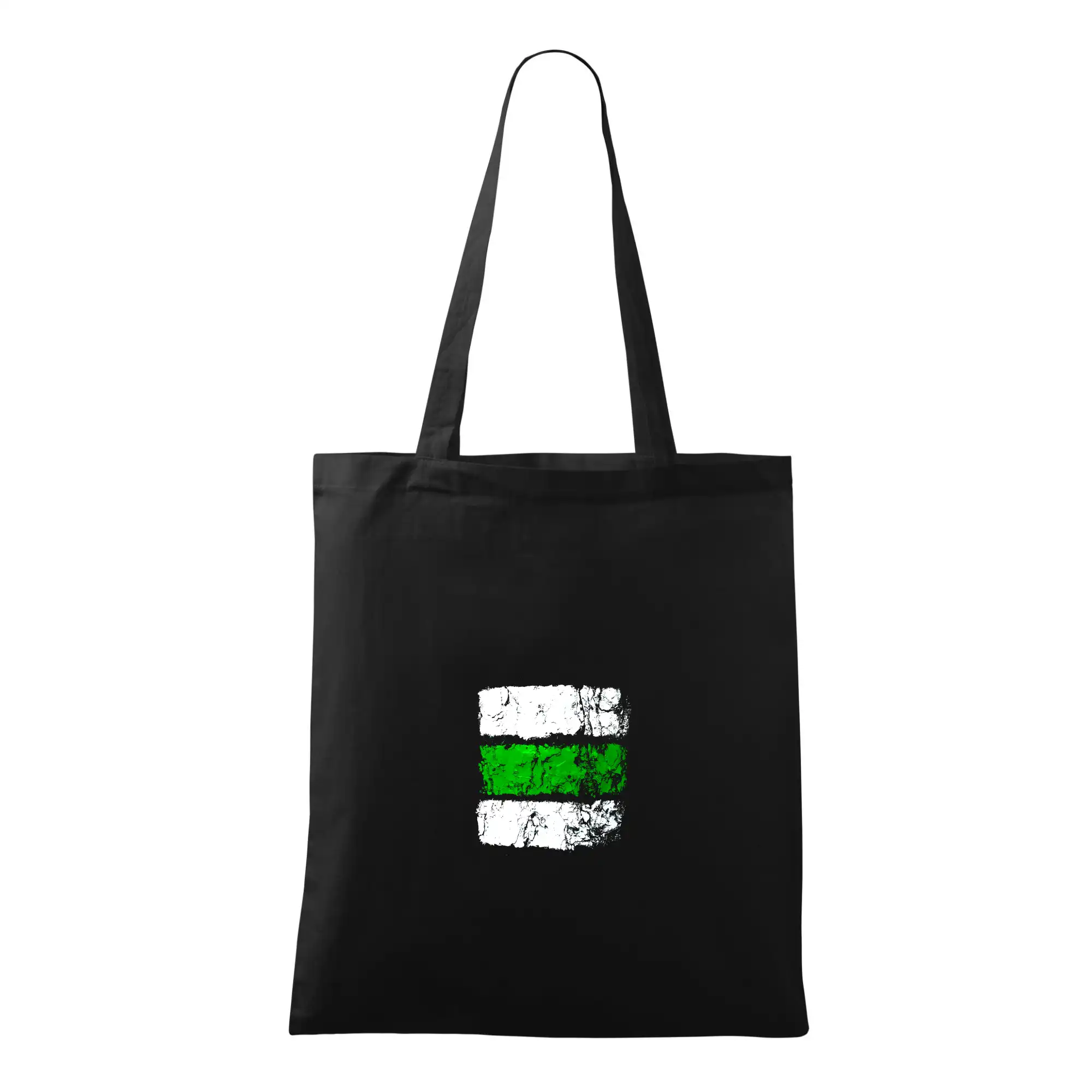 Trička pre cestovateľov - Turistická značka - zelená - Taška bavlnená