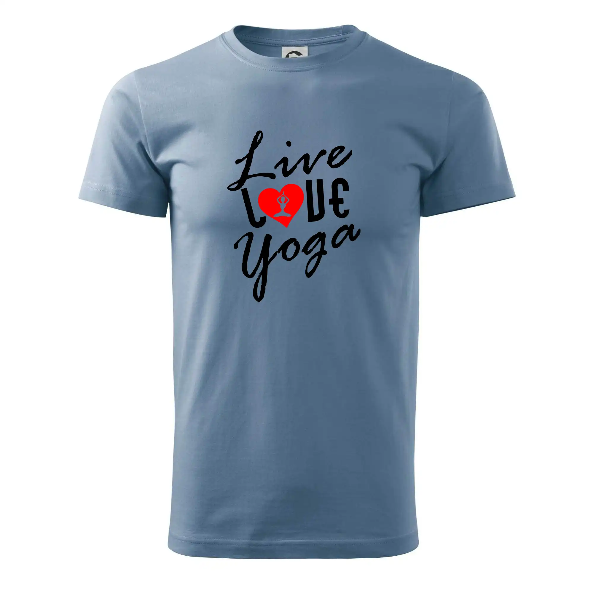 Tričká na jógu - Live Love Yoga - Pánske tričko nižšej gramáže