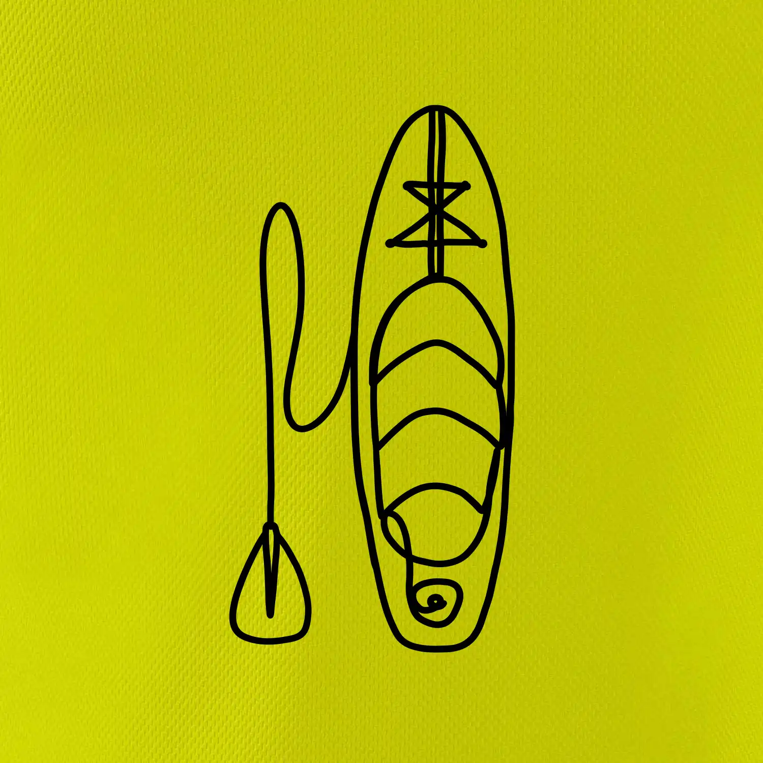 Paddleboard jedním tahem