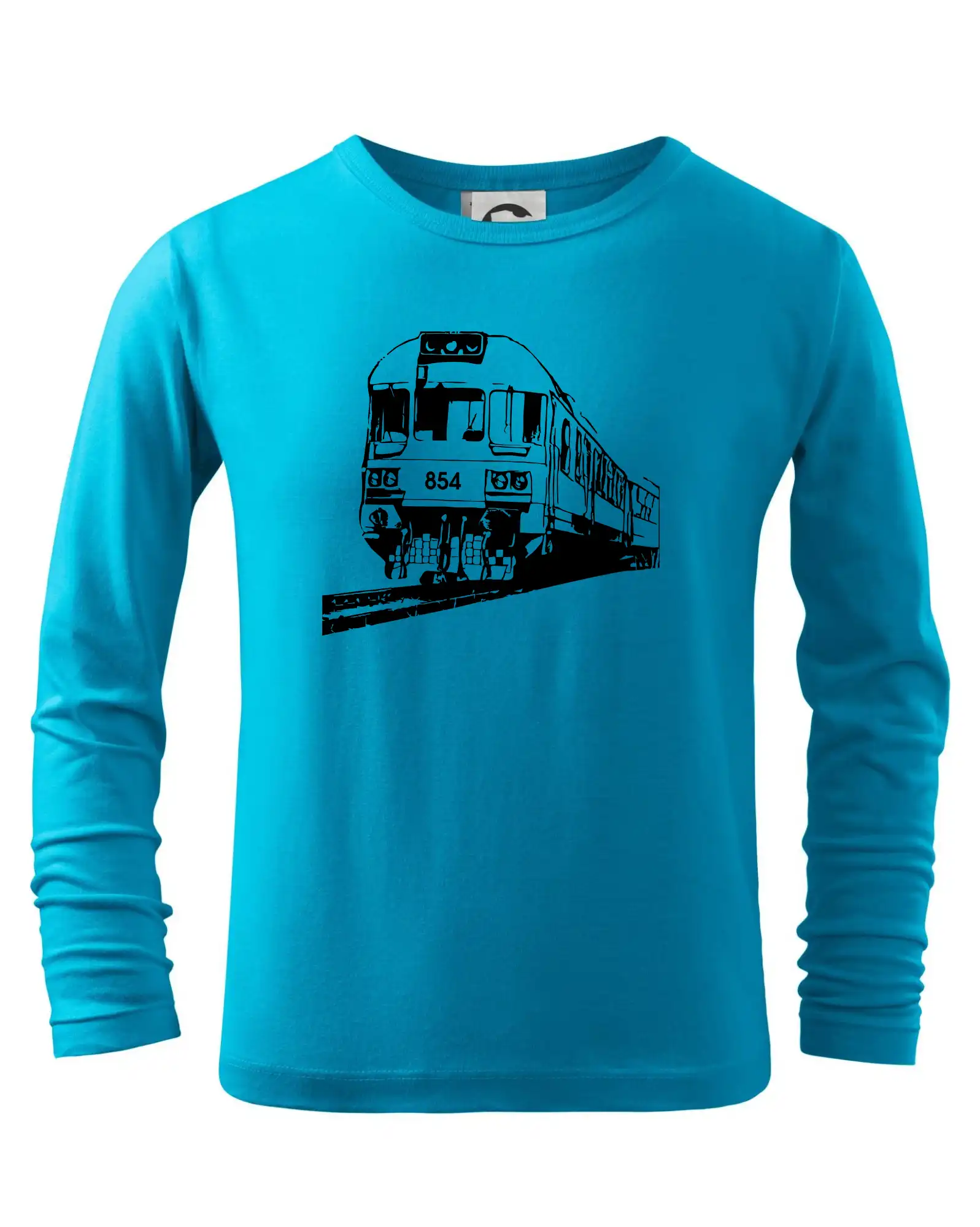 Tričká s vlakmi a autobusmi - Vlak 854 - Tričko detské Long Sleeve