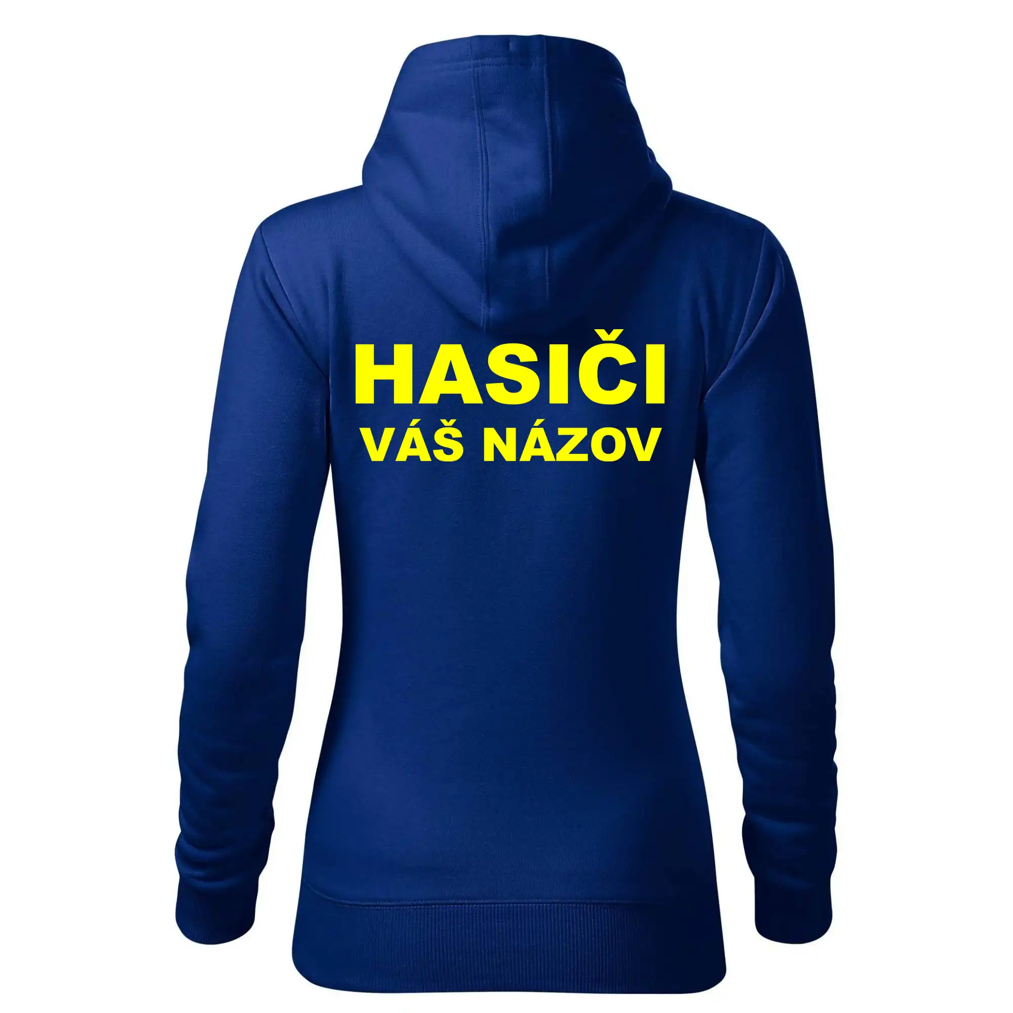 Hasiči - žltý nápis - váš názov zboru