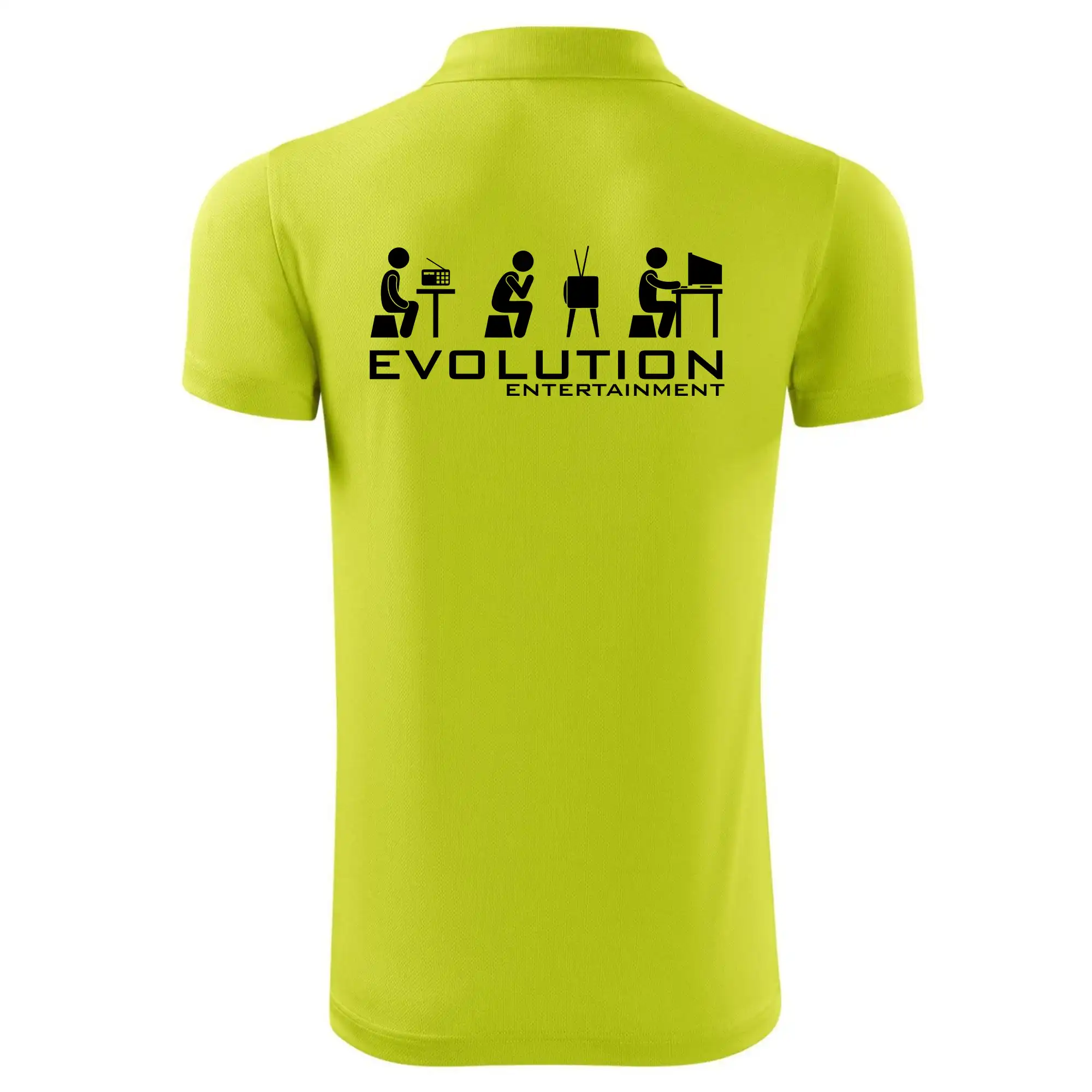Tričká s potlačou evolúcia - Evolúcia zábavy - Polokošeľa Victory (športové)