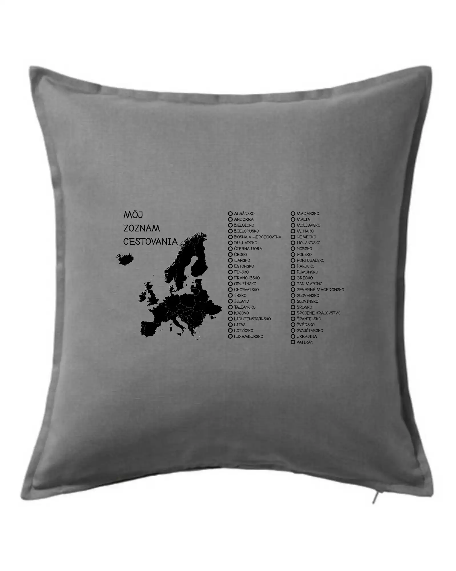 Můj cestovní seznam - Evropa