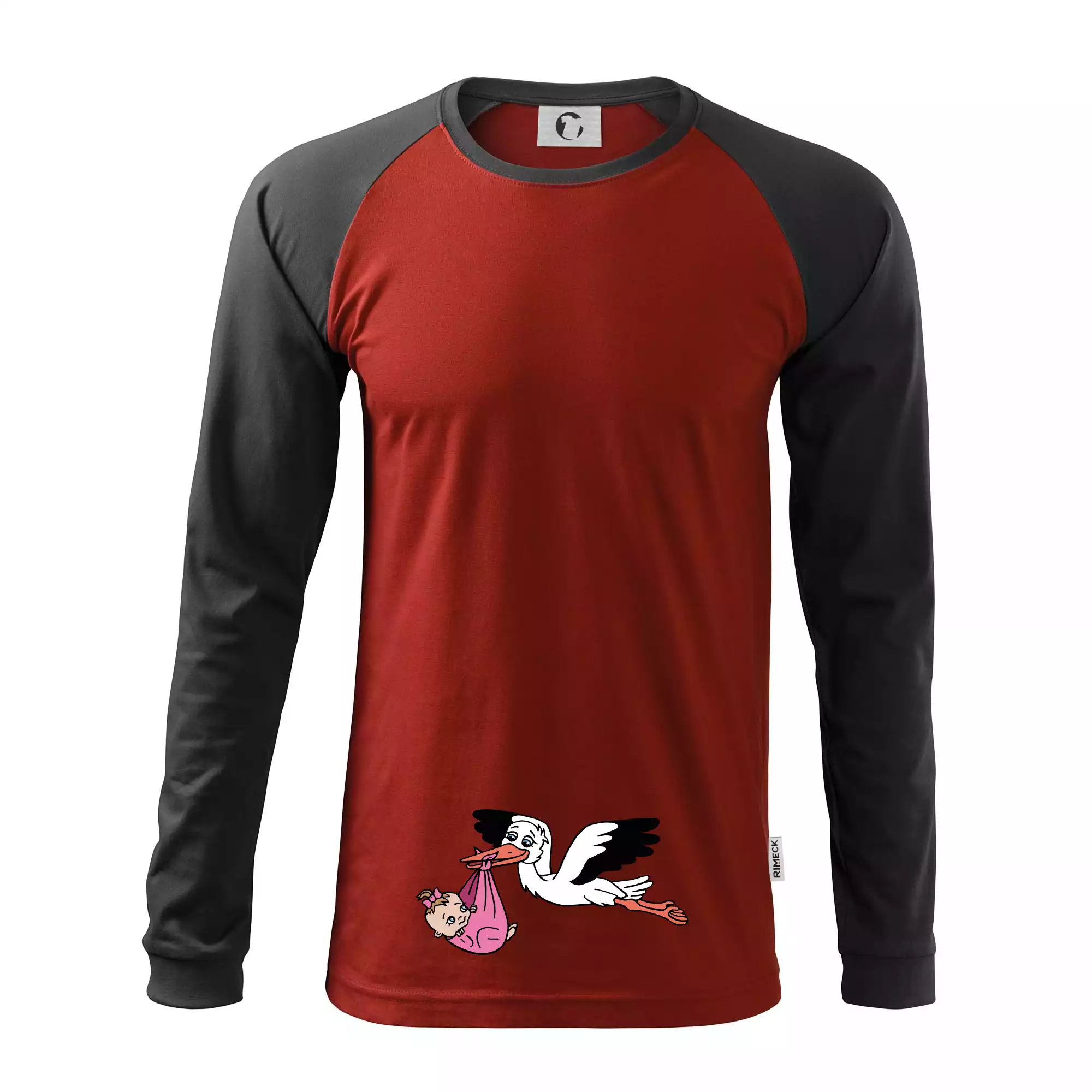 Čáp a miminko - holka (Hana-creative)