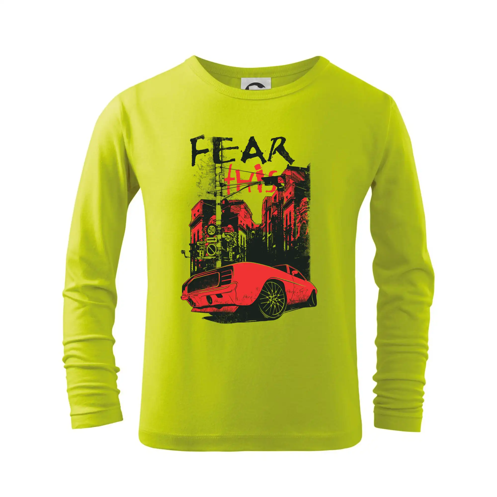 Auto tričká - Fear this car - Tričko detské Long Sleeve