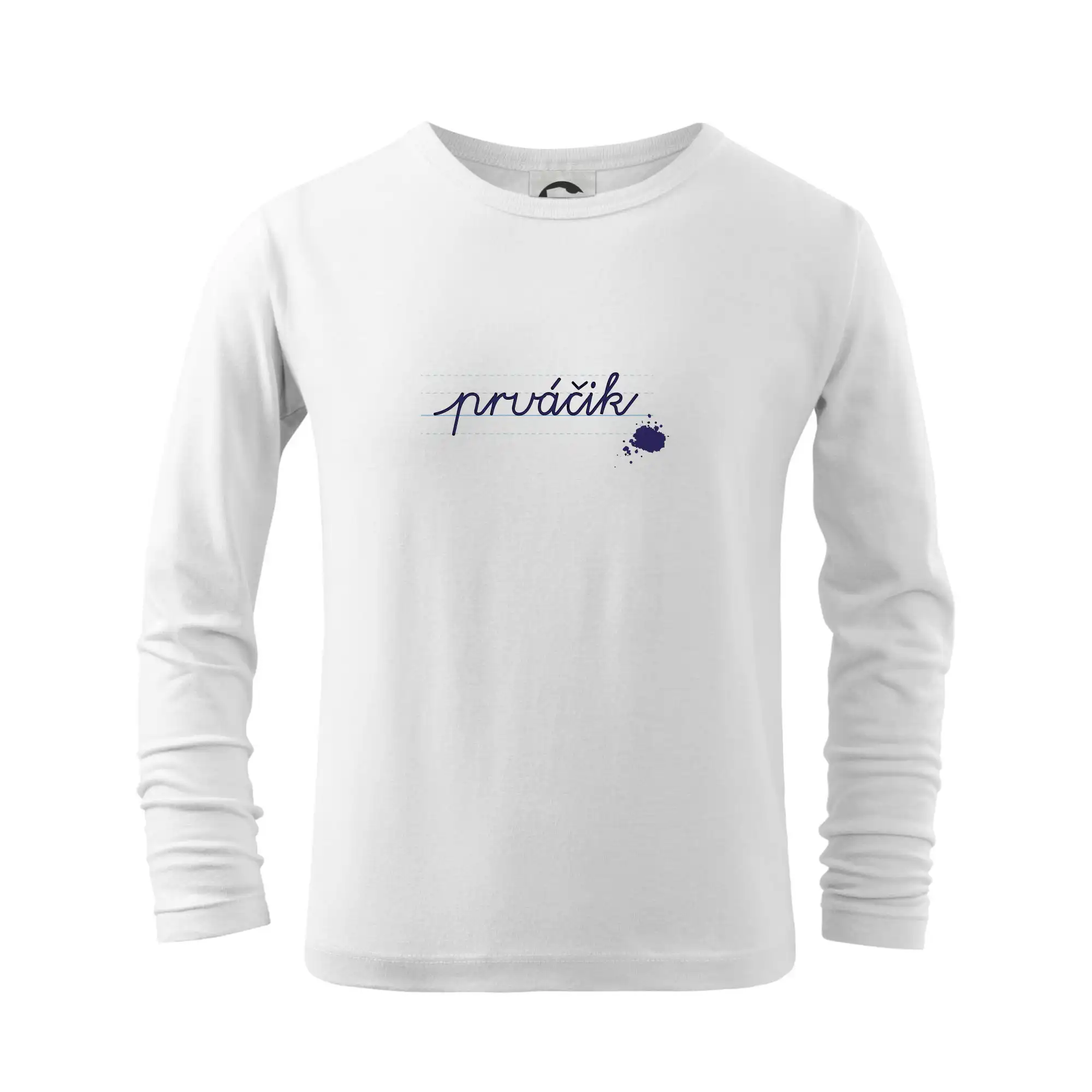 Tričká a mikiny pre prváčikov na prvý školský deň – veselé a pohodlné - Prváčik - písací - Tričko detské Long Sleeve