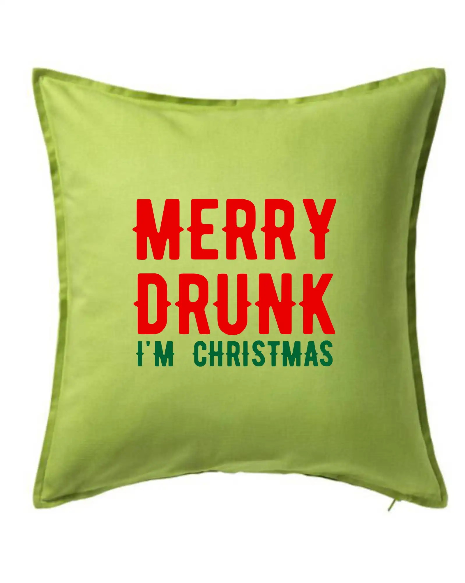 Vianočné tričká - Merry Drunk I'm Christmas - Vankúš 50x50