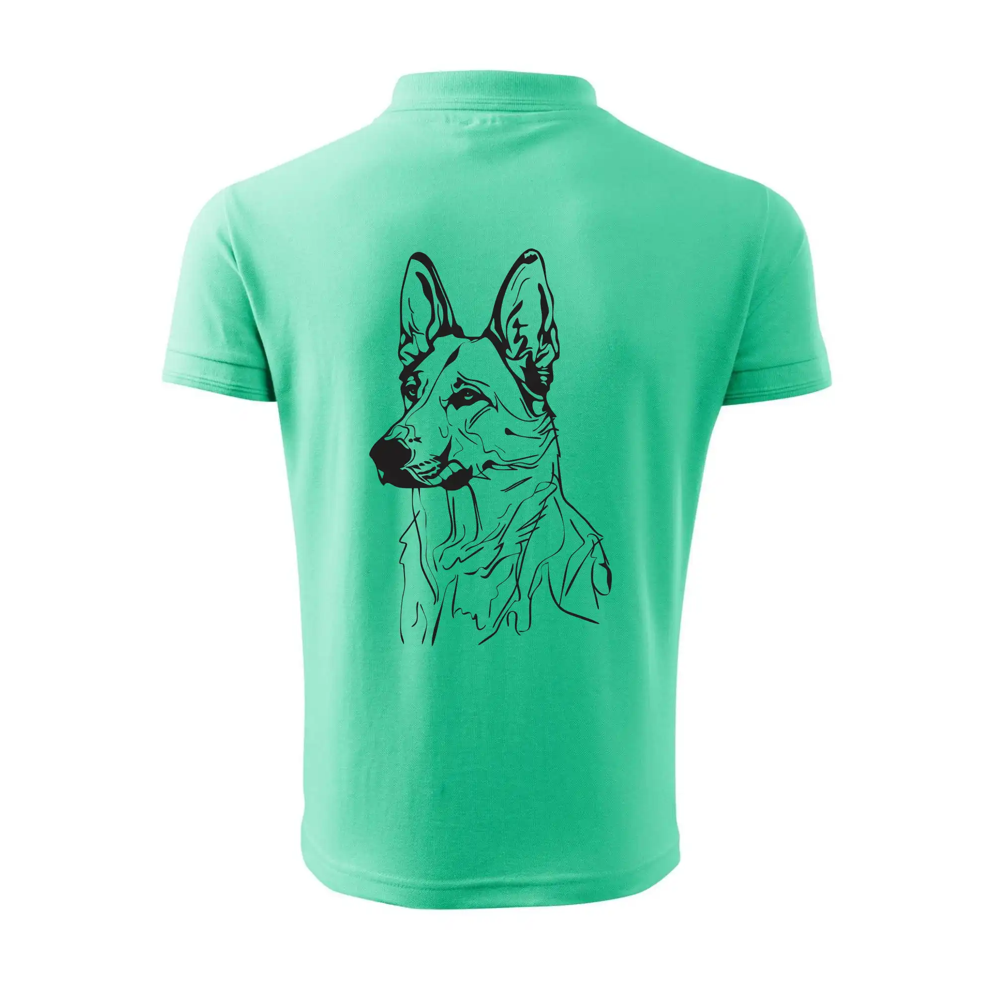 Německý ovčák černá kresba