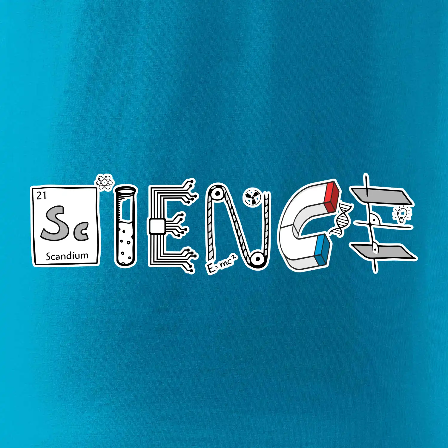 Science věda nápis