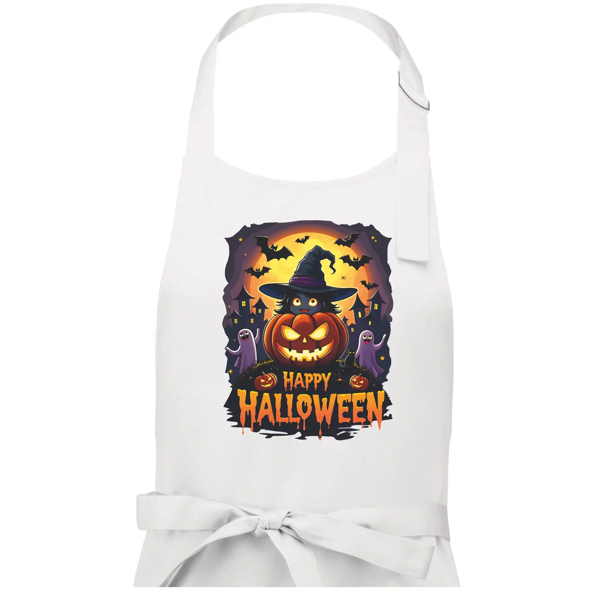 Grafické tričká - Happy Halloween - Dámska zástera na varenie
