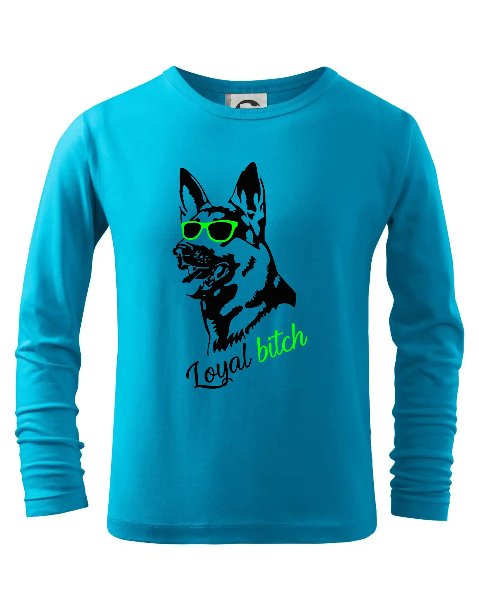 Nemecký ovčiak - Nemecký ovčiak - loyal bitch - Tričko detské Long Sleeve