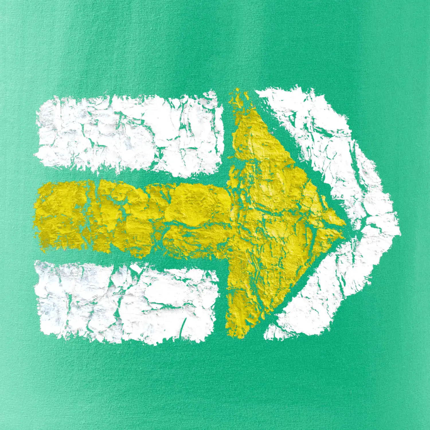 Párová turistická značka žlutá