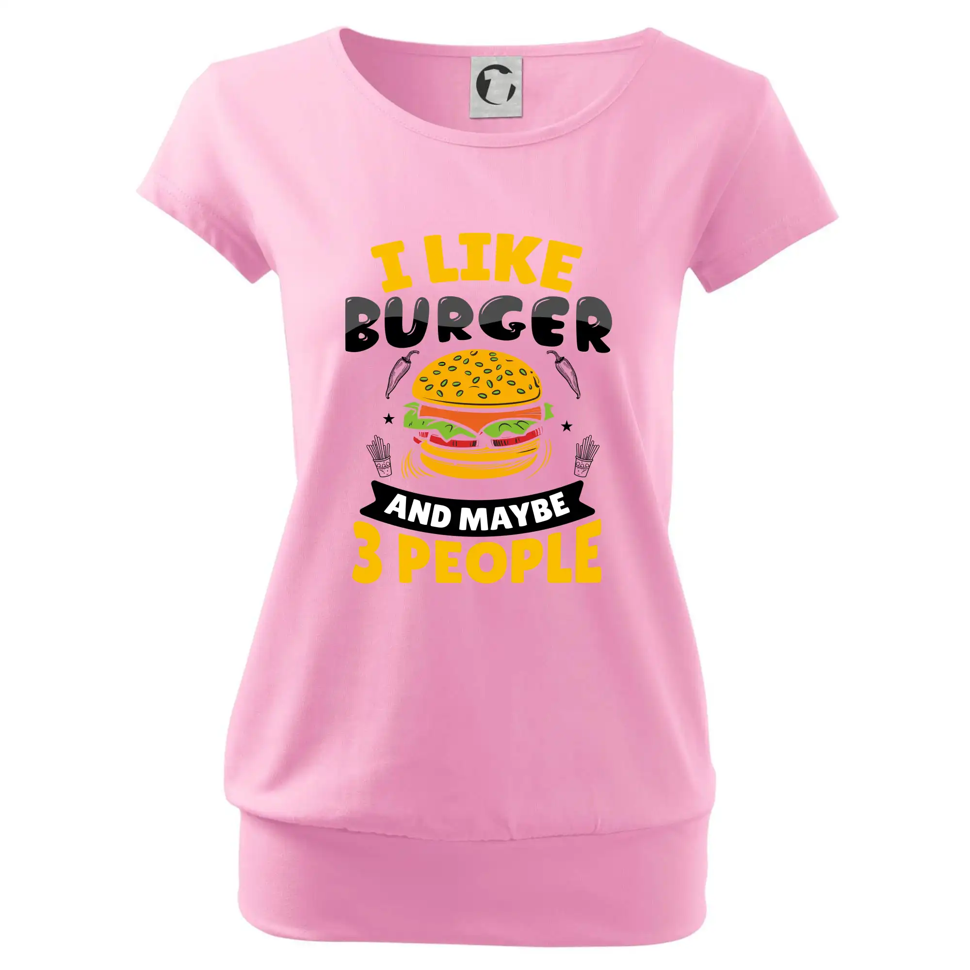 I like burger and maybe 3 people