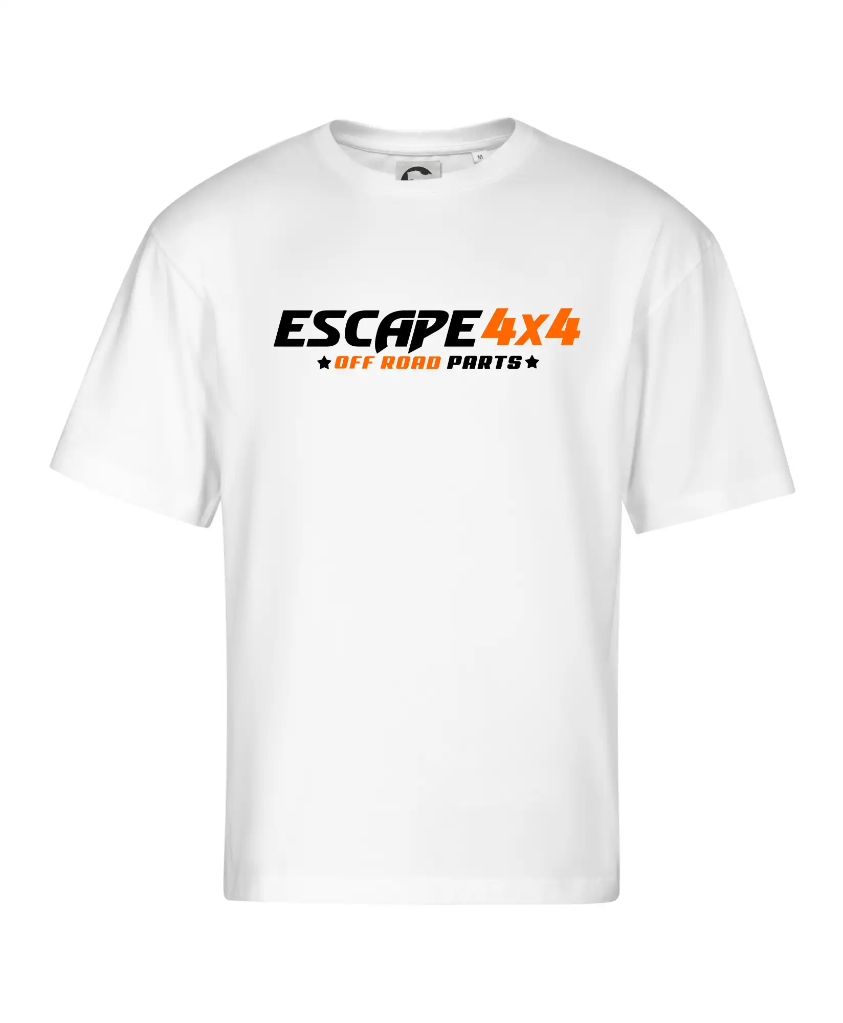 MyShirt tričká - Escape 4x4 Nápis vpředu a pneumatika na zádech - Stage unisex - OVERSIZE
