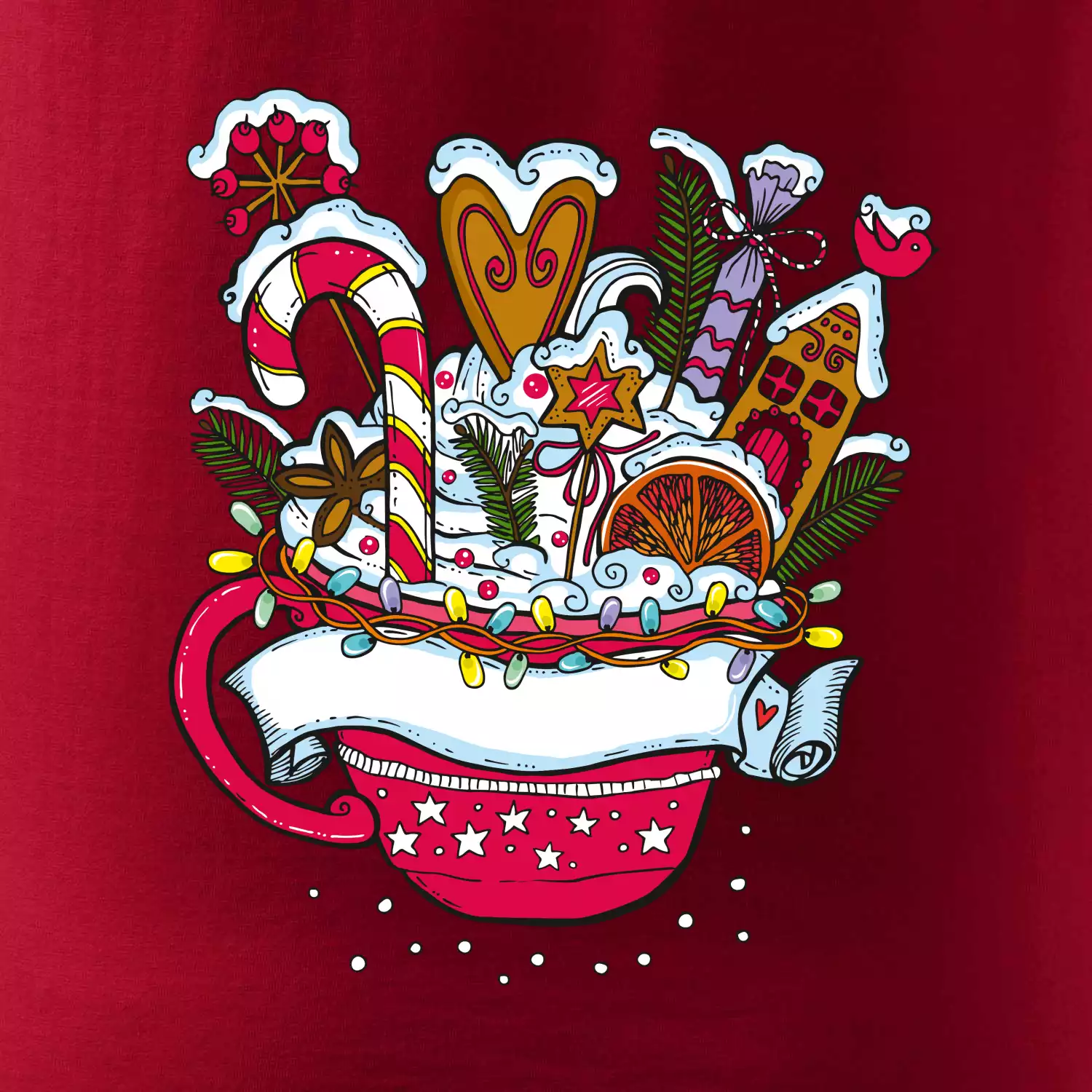 Vianočný Punč - hrnček (Pecka design)