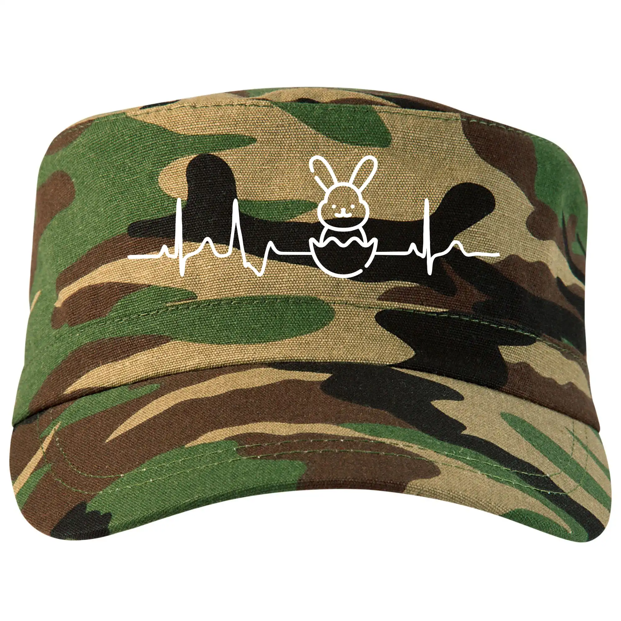 Veľkonočné tričká - EKG Veľkonočný zajac - Šiltovka CAMO