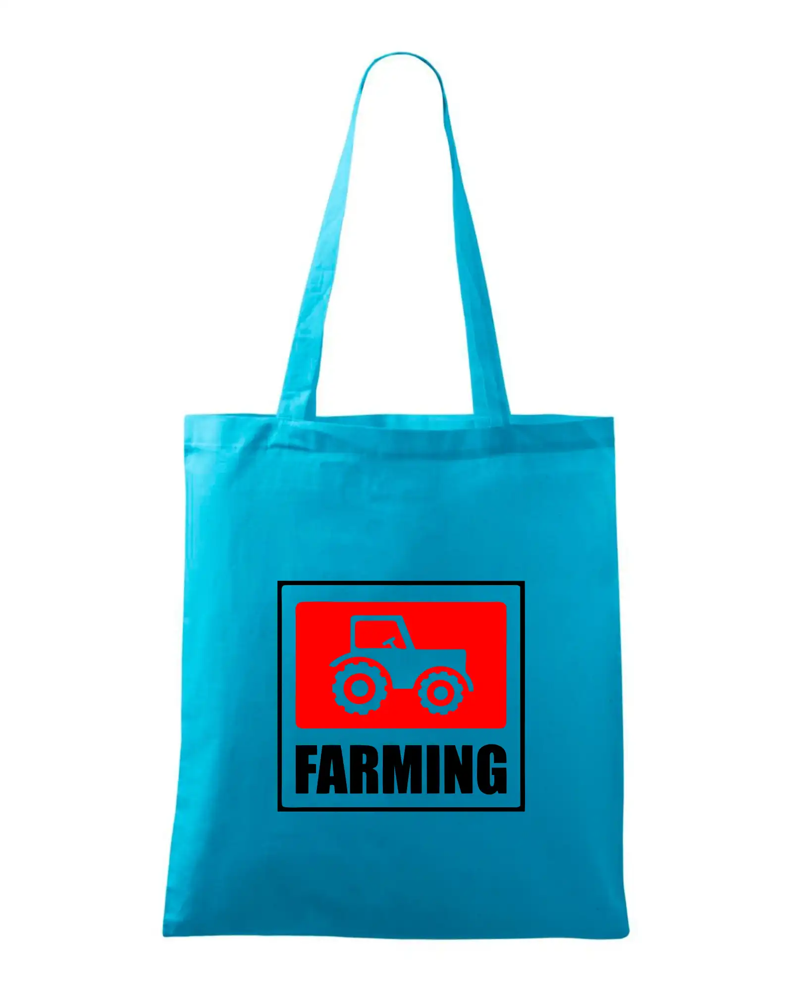 Farming traktor logo - Taška bavlnená