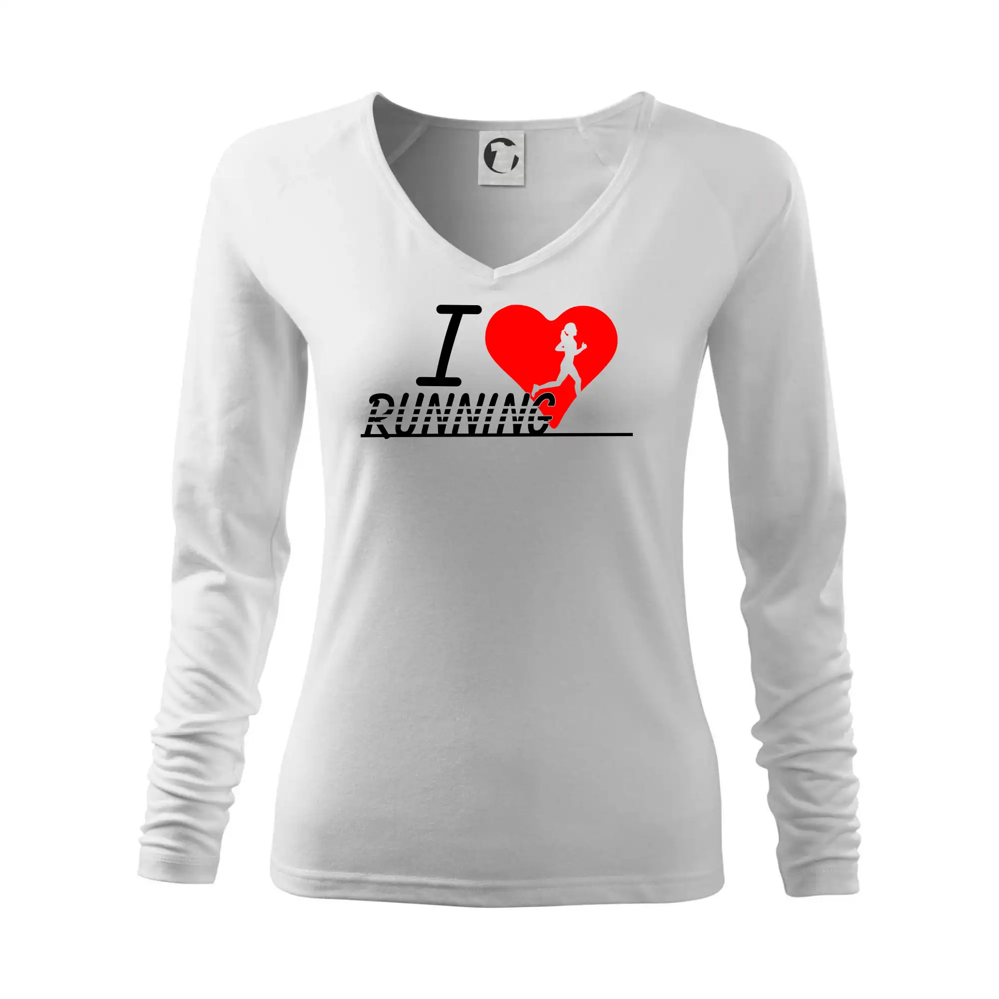 Tričká pre bežcov - I love running dievča - Tričko dámske Elegance