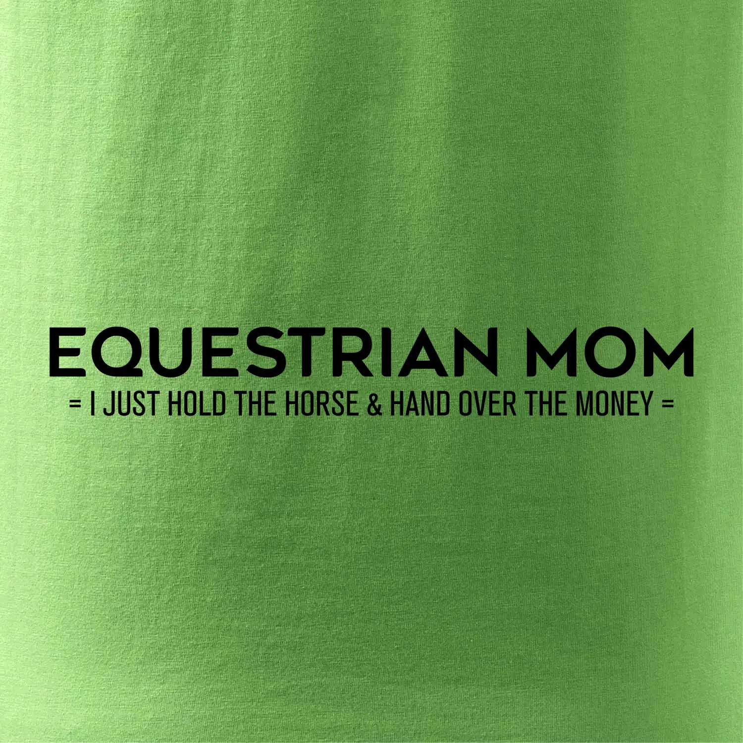 Equestrian dad - mom