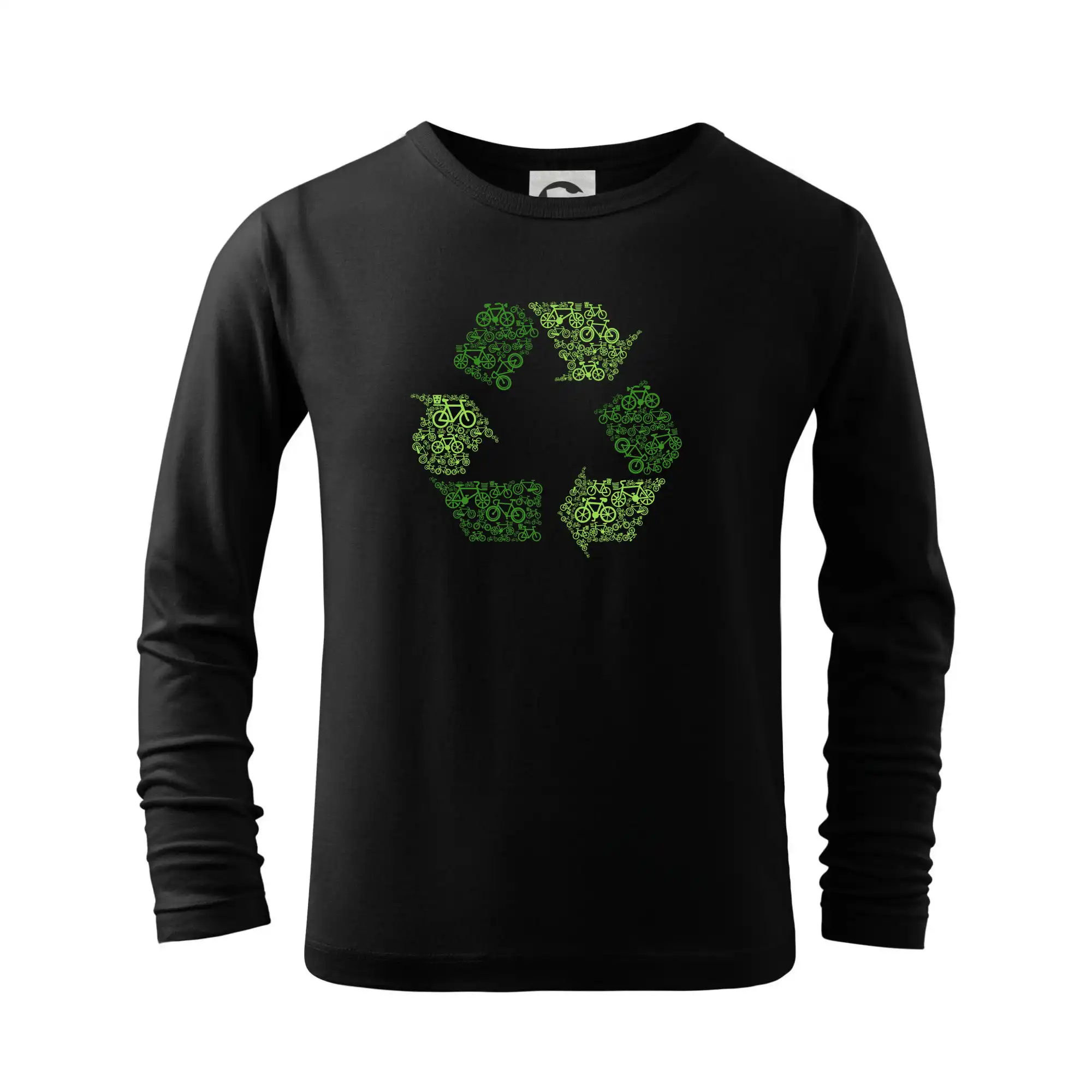 Životný štýl - Recycling symbol icons - Tričko detské Long Sleeve