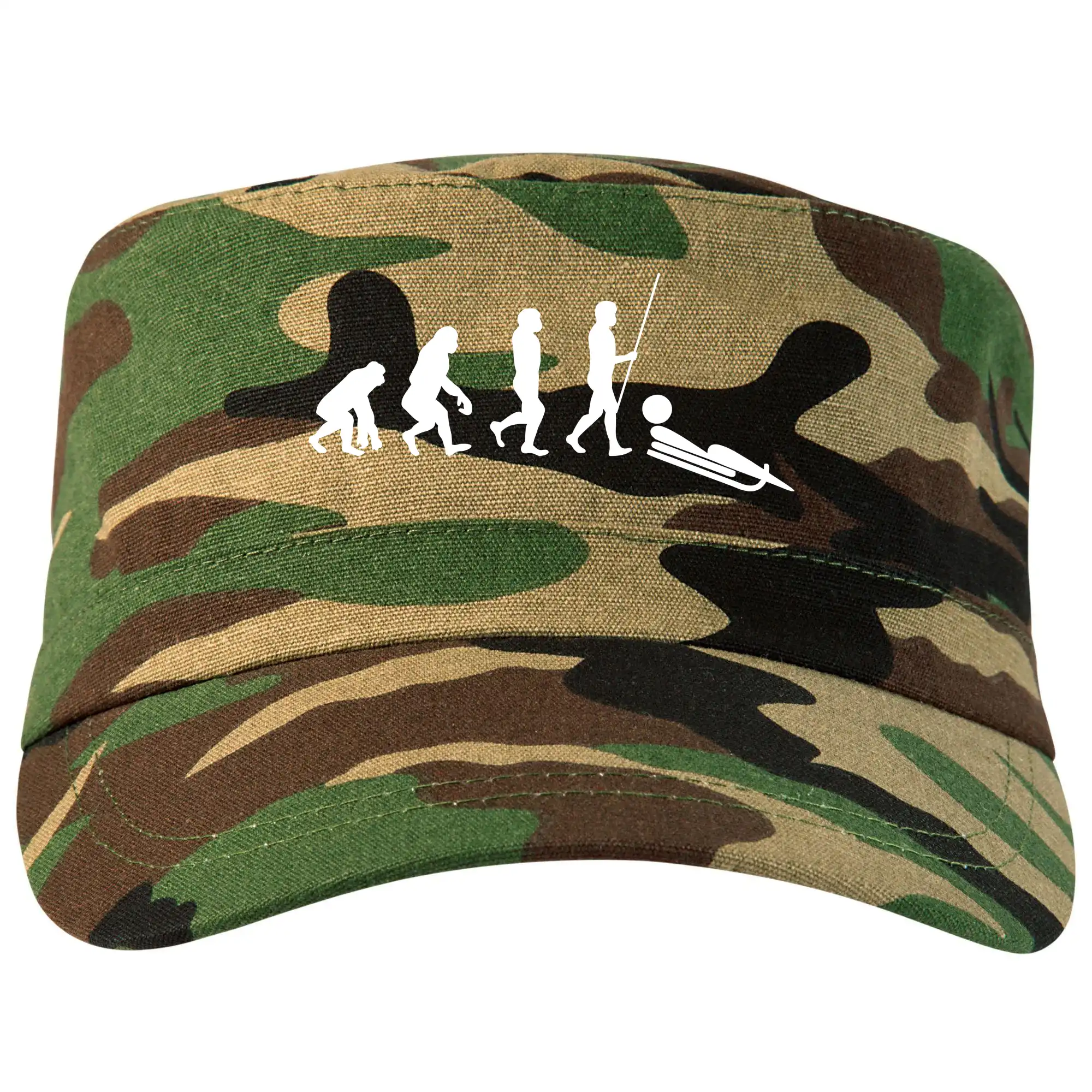 Lyže a Snowboard - Evolúcia jazdy na bôbu - Šiltovka CAMO