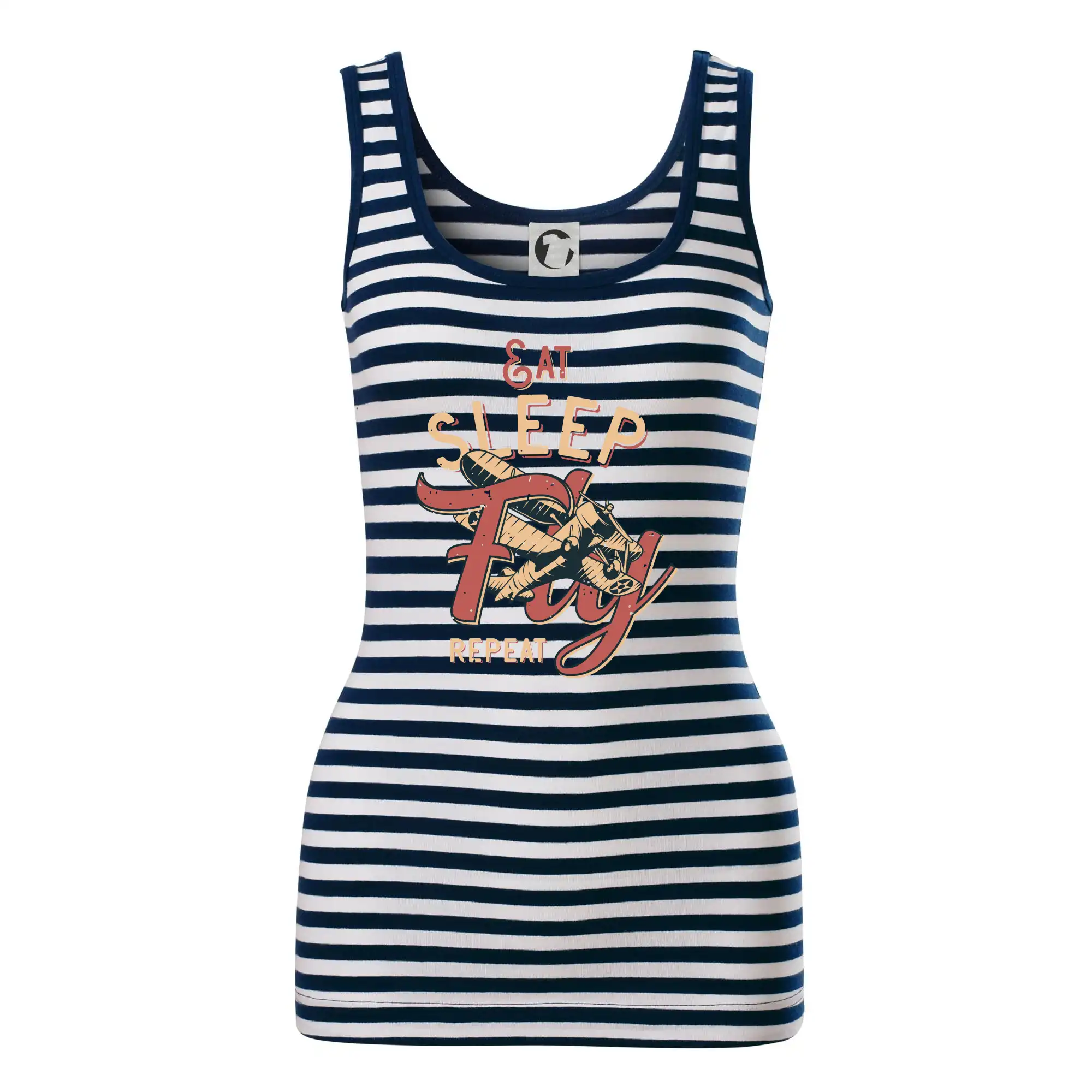 Eat Sleep Fly Repeat letadlo - Sailor tielko na vodu