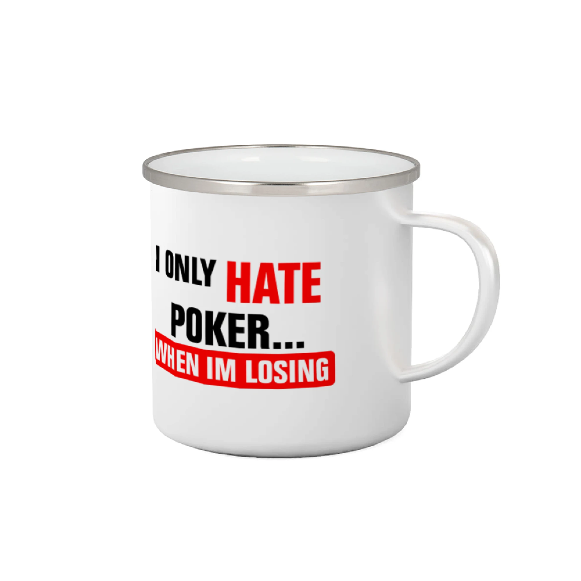 Poker tričká - Hate poker - Plecháčik