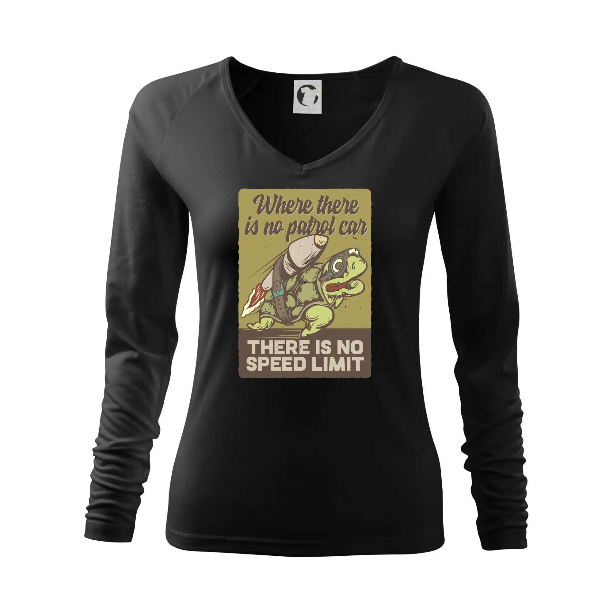 Vesmirne tričká - Korytnačka na cestách - Tričko dámske Elegance