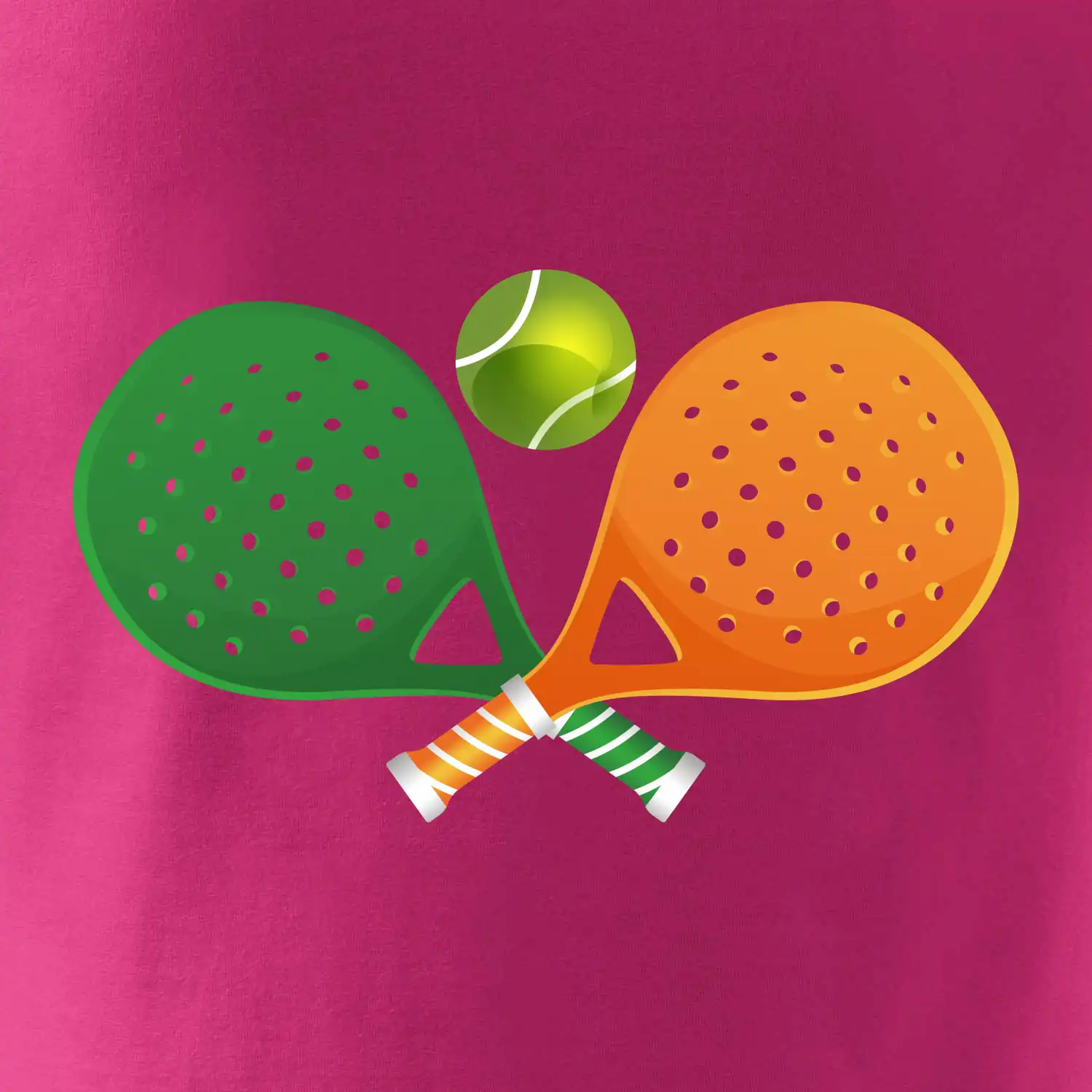 Padel - barevné rakety