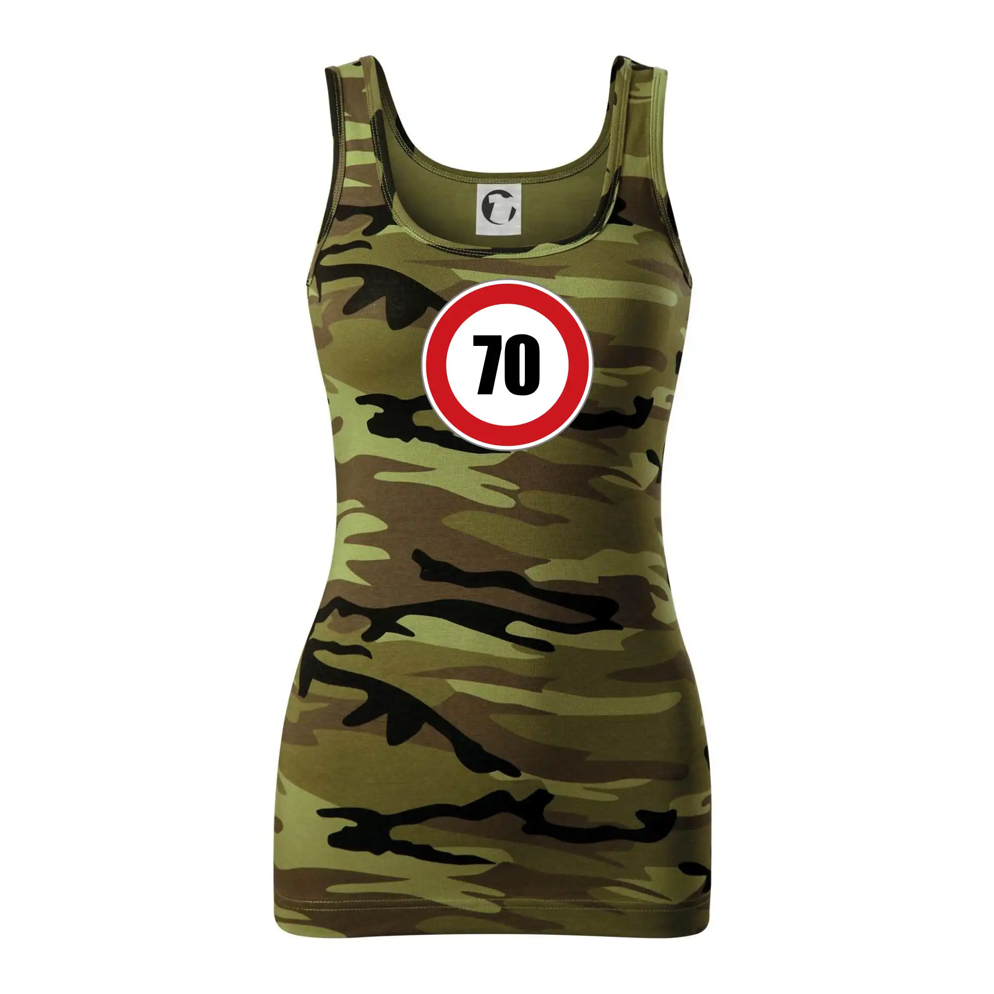 Dopravní značka - omezení rychlosti 70