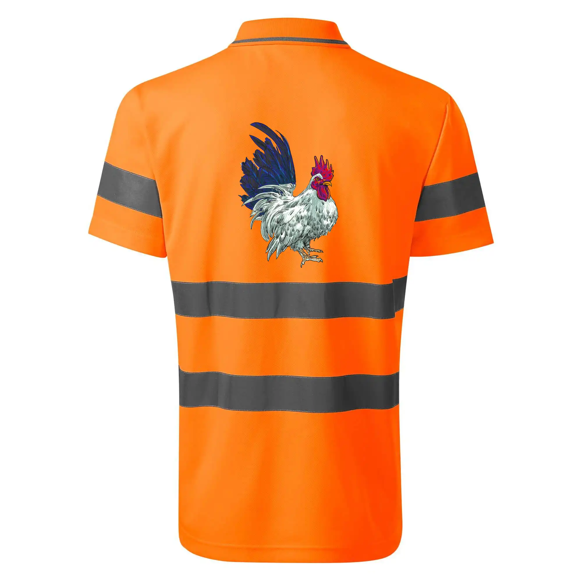 Kohout kreslený bílý