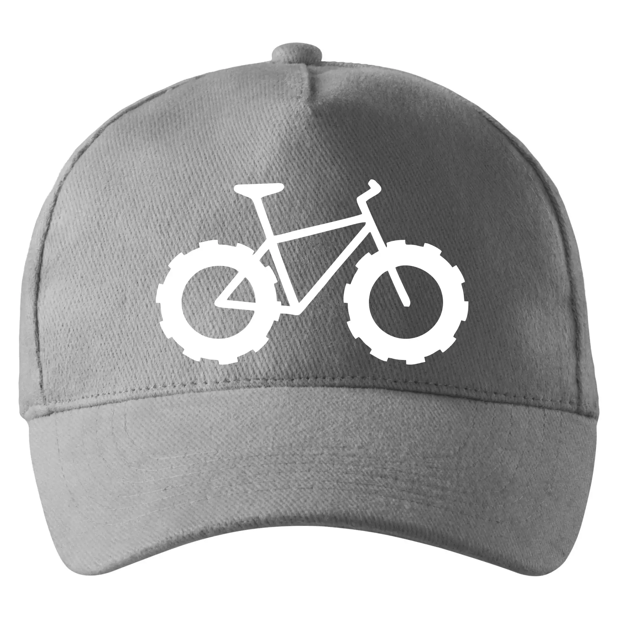 Tričko ako darček pre cyklistu - Fatbike - Šiltovka so zahnutým šiltom a mosaznou sponou