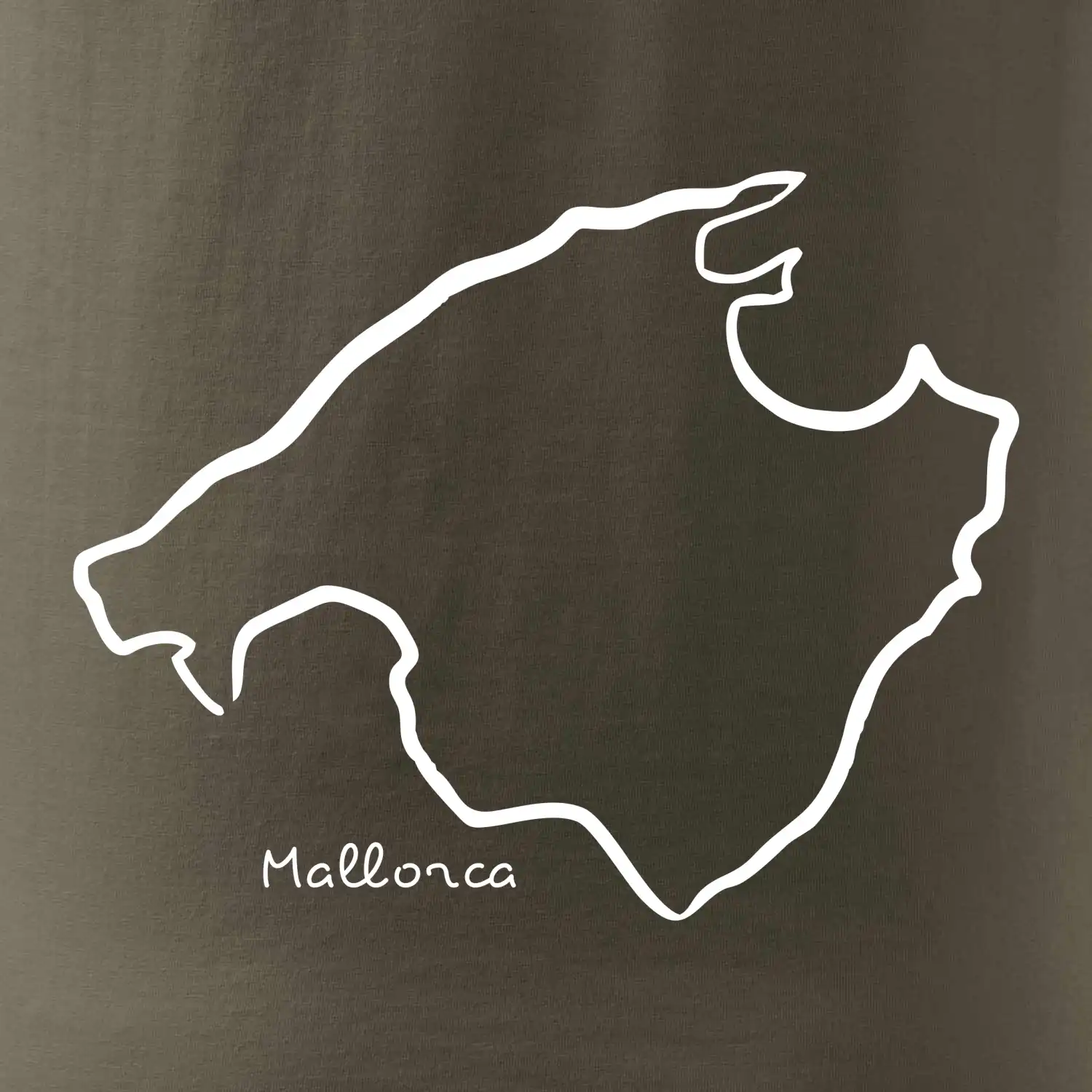 Mallorca - obrys ostrova