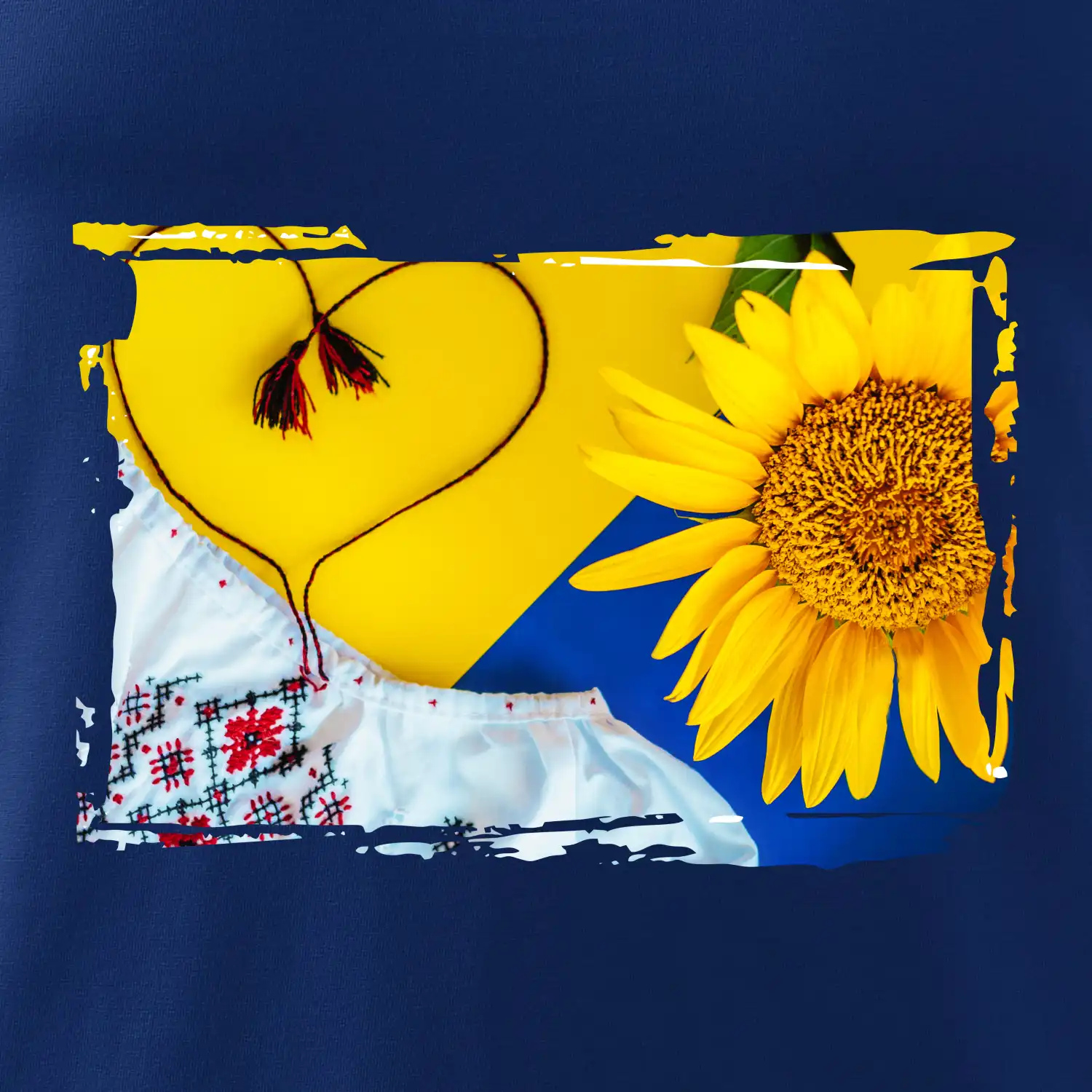 Ukrajina slunečnice a kroj