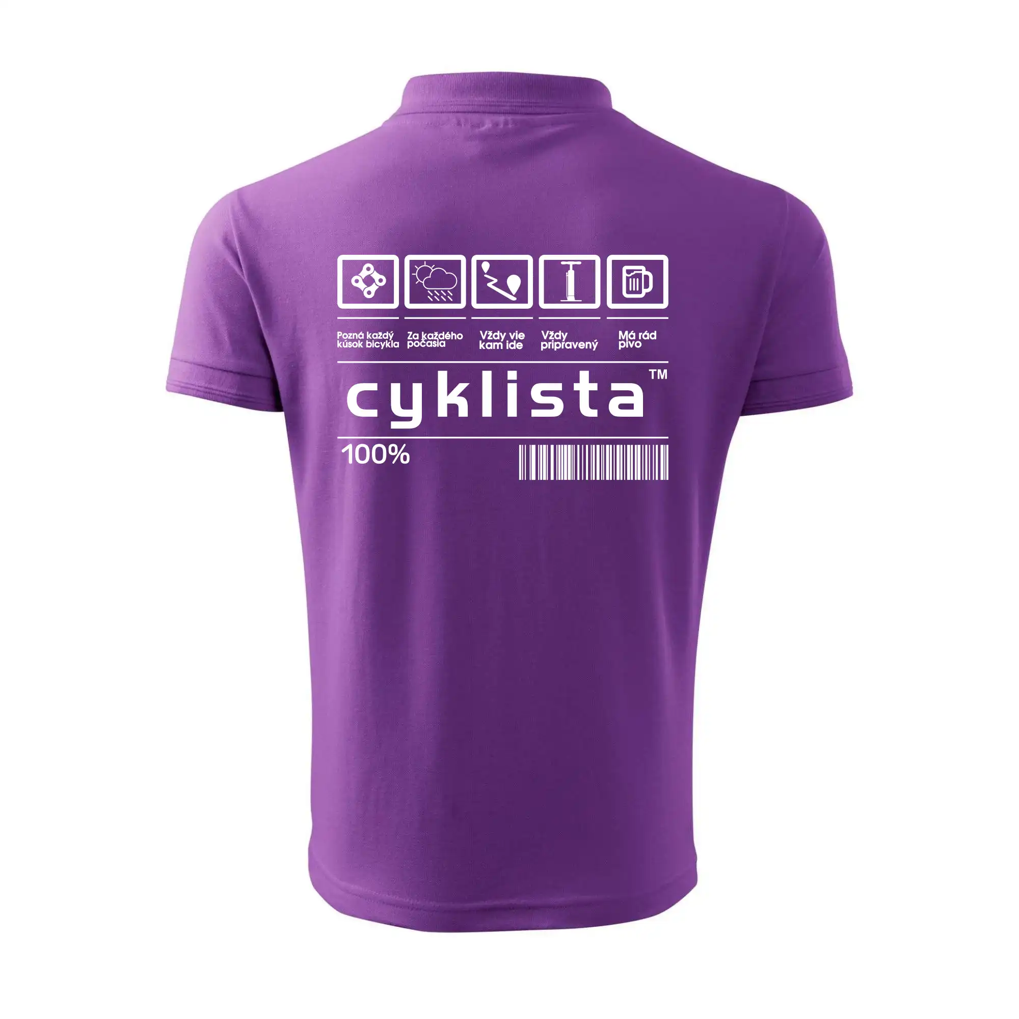 Čiarový kód - cyklista