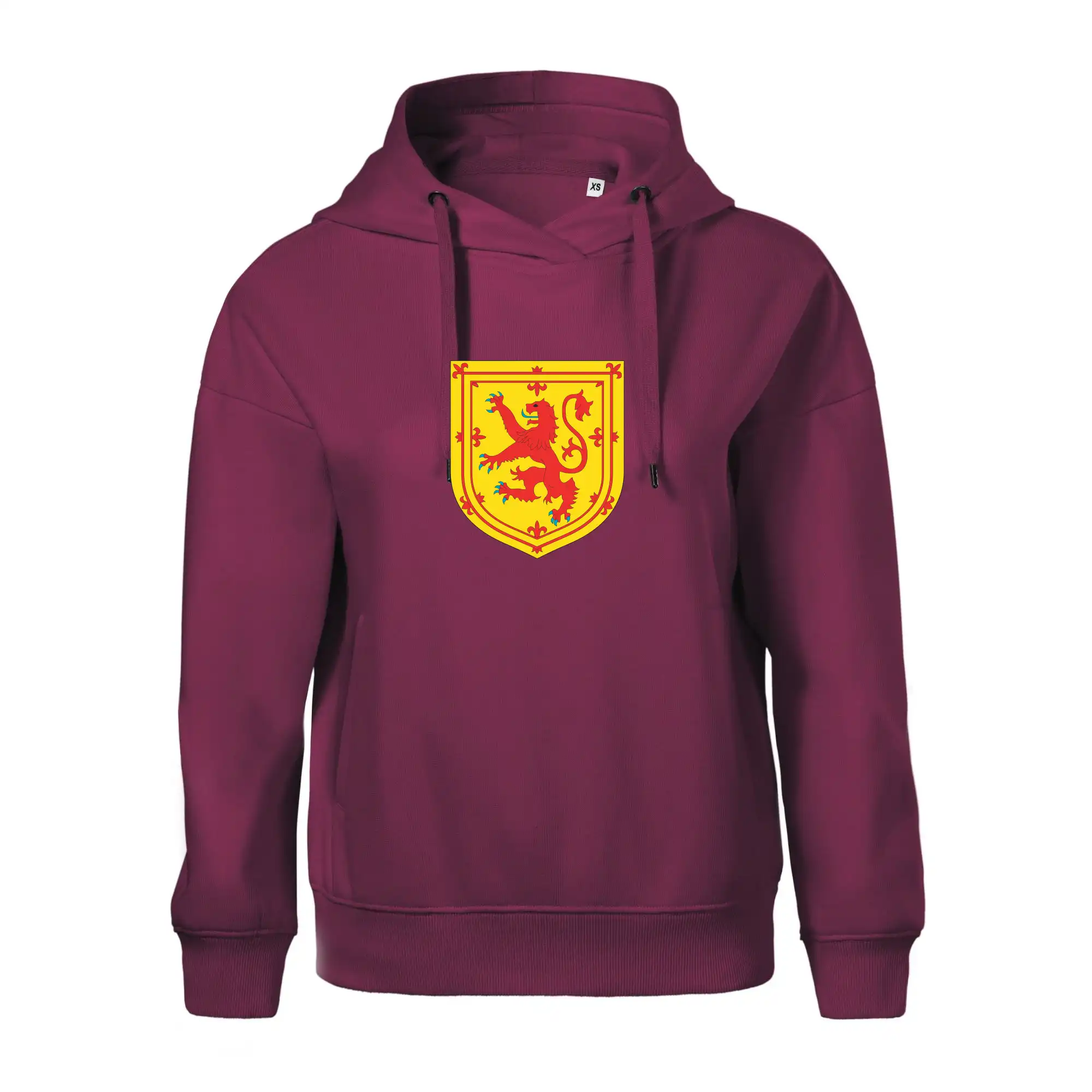 Skotský lev na hrudi